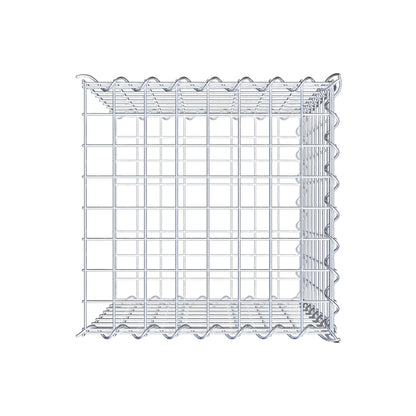 Anbaugabione Typ 2 40 cm x 40 cm x 40 cm (L x H x T), Maschenweite 5 cm x 5 cm, Spirale