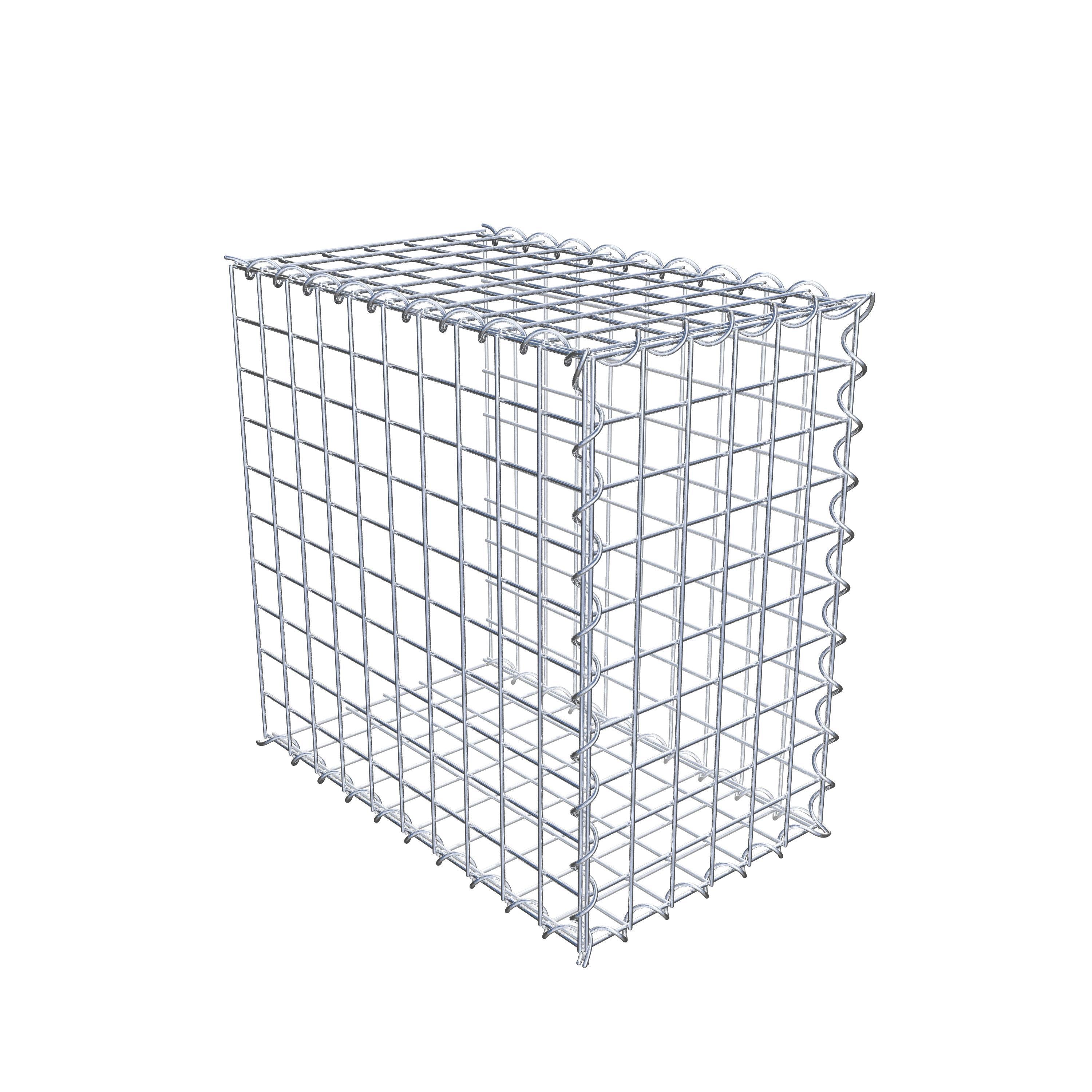 Gabion sur toile type 2 50 cm x 50 cm x 30 cm (L x H x P), maille 5 cm x 5 cm, spirale