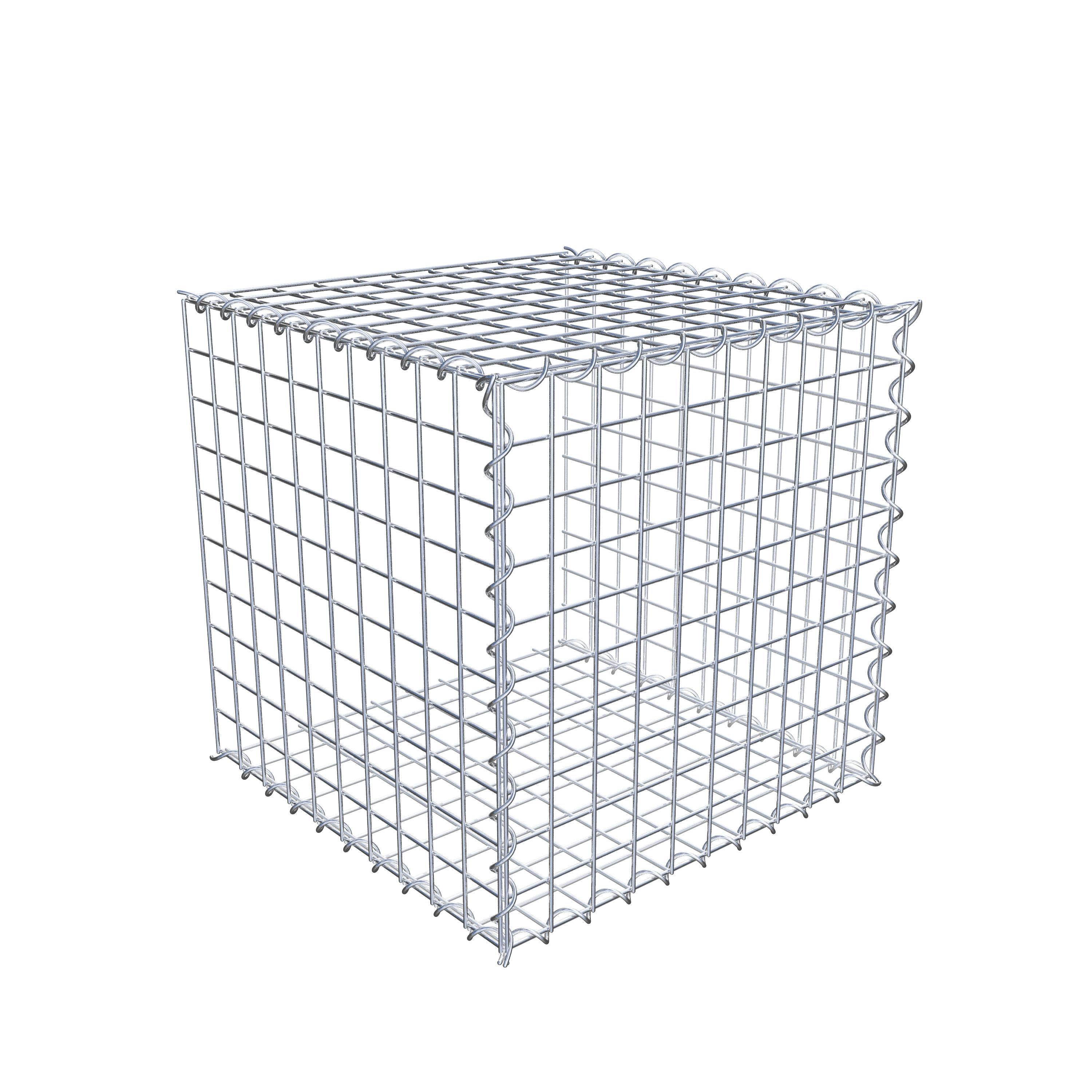 Gabion sur toile type 2 50 cm x 50 cm x 50 cm (L x H x P), maille 5 cm x 5 cm, spirale