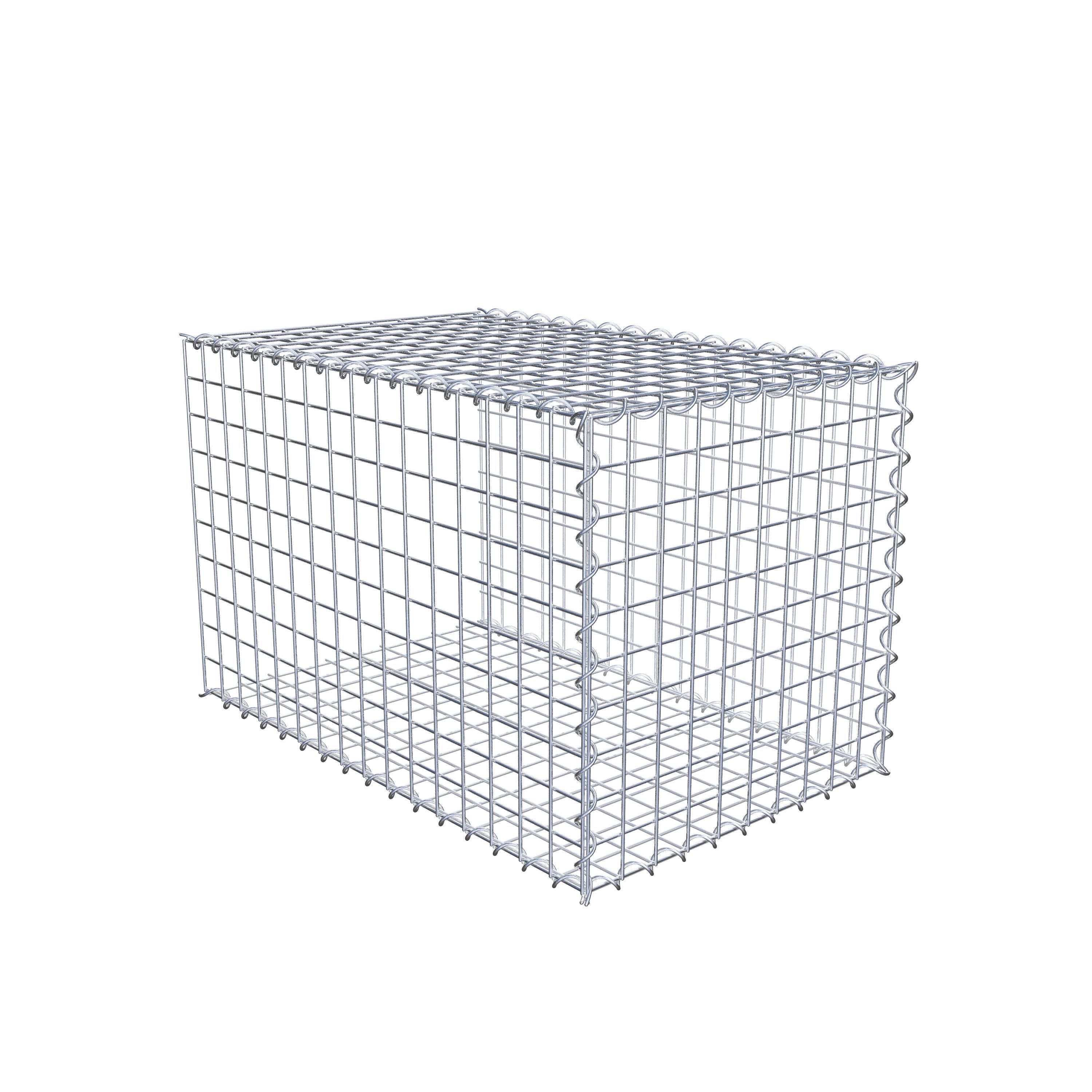 Gabion sur toile type 2 80 cm x 50 cm x 50 cm (L x H x P), maille 5 cm x 5 cm, spirale