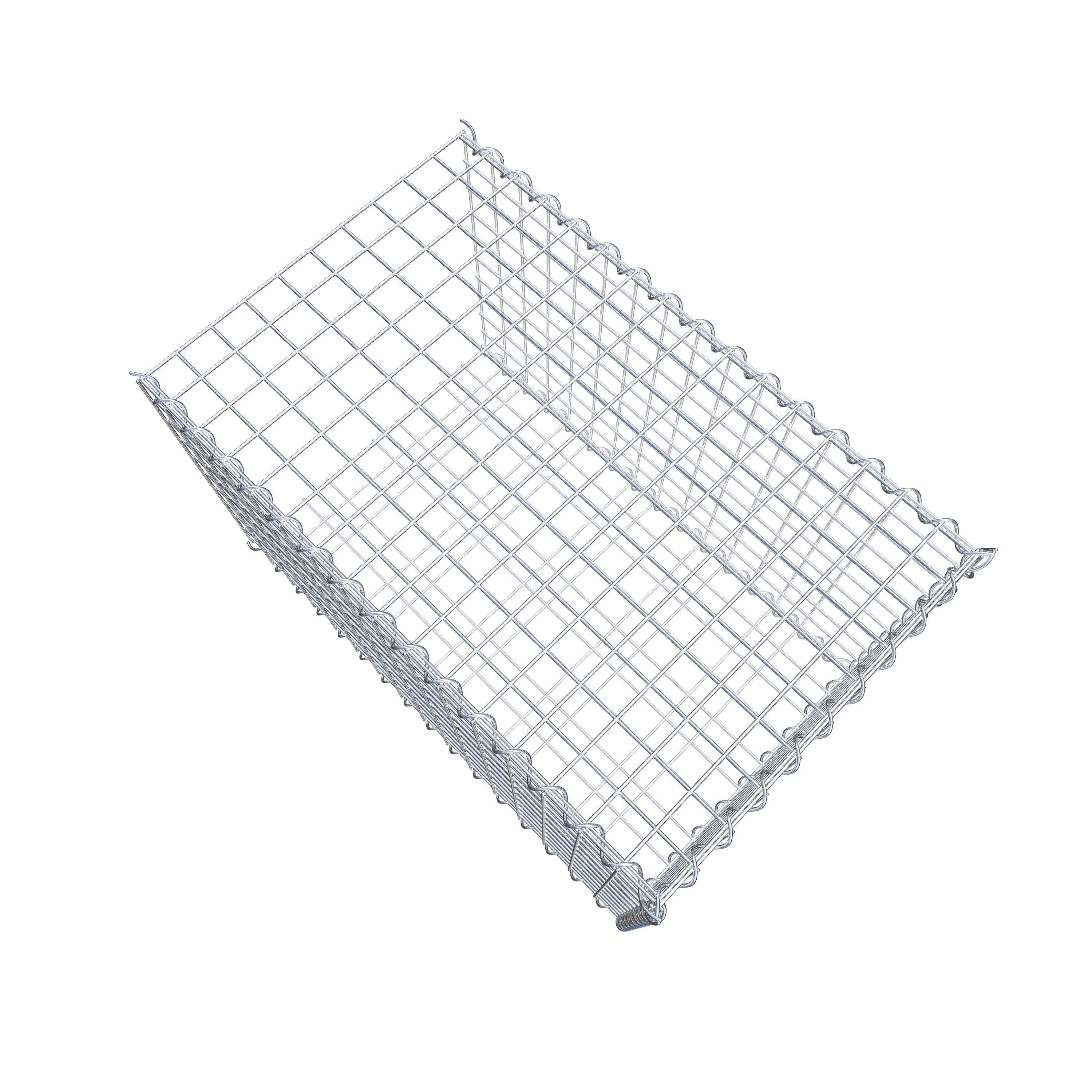 Gabion sur toile type 2 80 cm x 50 cm x 50 cm (L x H x P), maille 5 cm x 5 cm, spirale