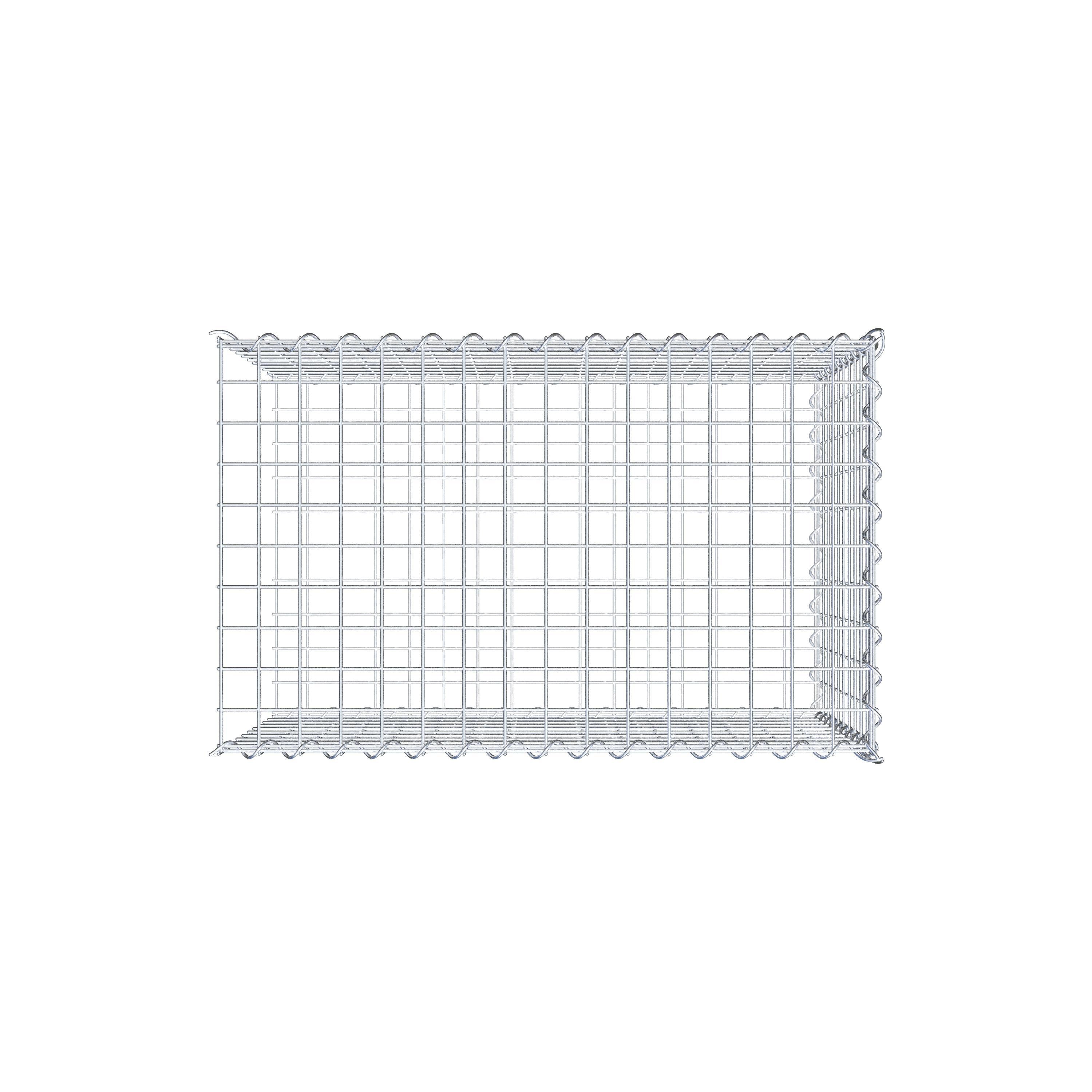 Gabion sur toile type 2 80 cm x 50 cm x 50 cm (L x H x P), maille 5 cm x 5 cm, spirale