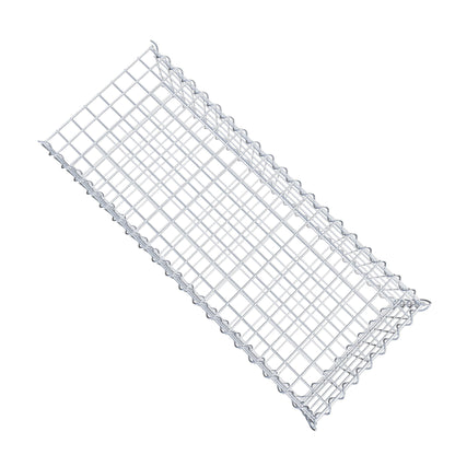 Gabion rapporté type 2 100 cm x 20 cm x 40 cm (L x H x P), mailles 5 cm x 5 cm, spirale