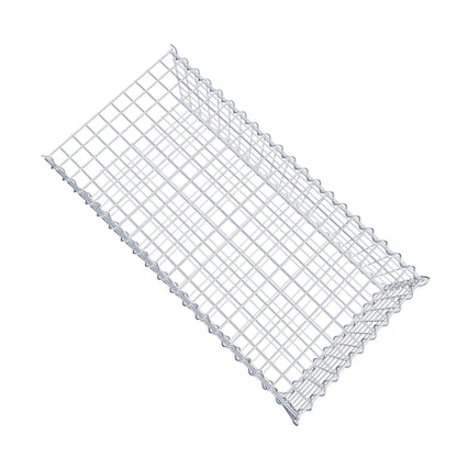Grown-on gabion type 2 100 cm x 30 cm x 50 cm (L x H x D), mesh size 5 cm x 5 cm, spiral