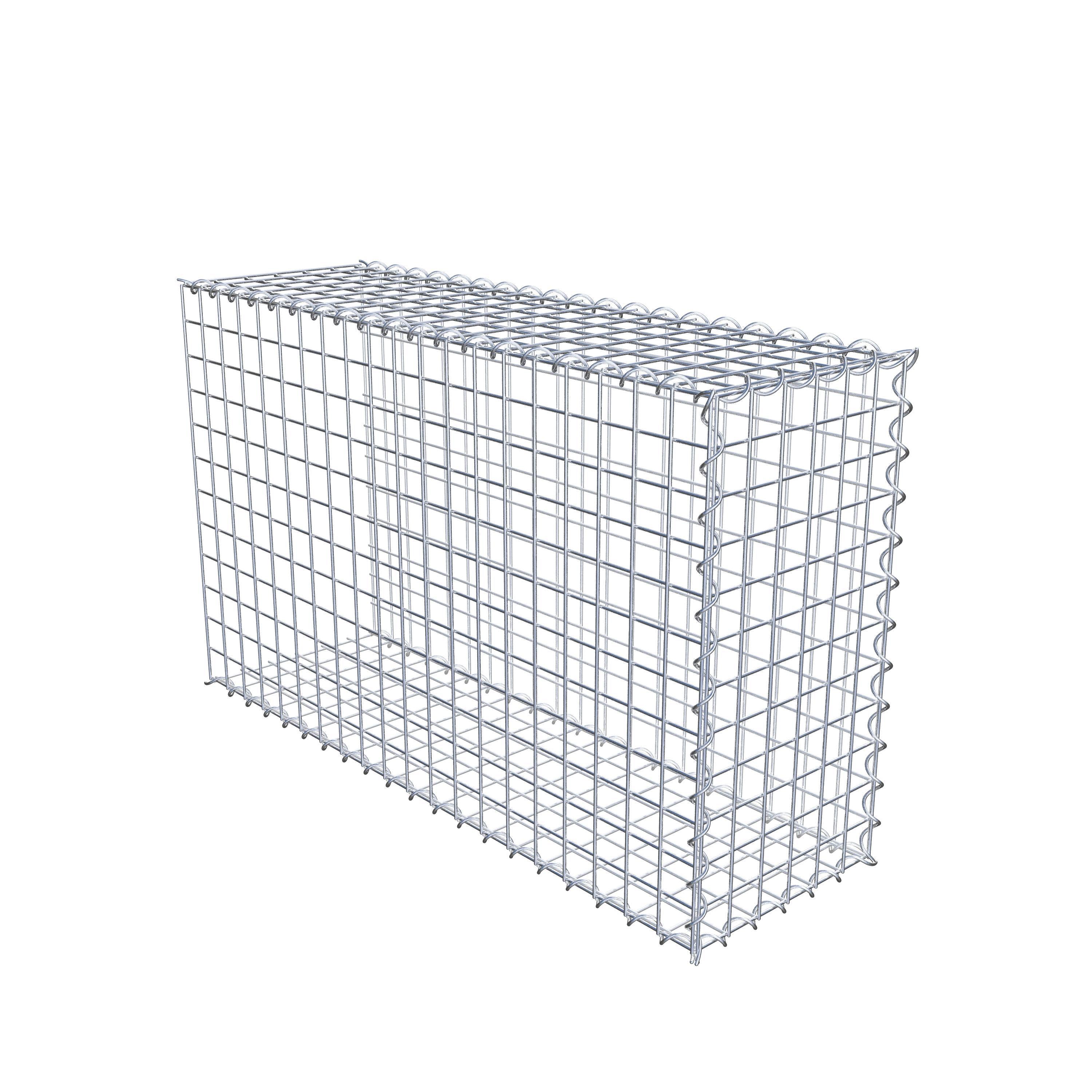 Gabion sur toile type 2 100 cm x 60 cm x 30 cm (L x H x P), maille 5 cm x 5 cm, spirale