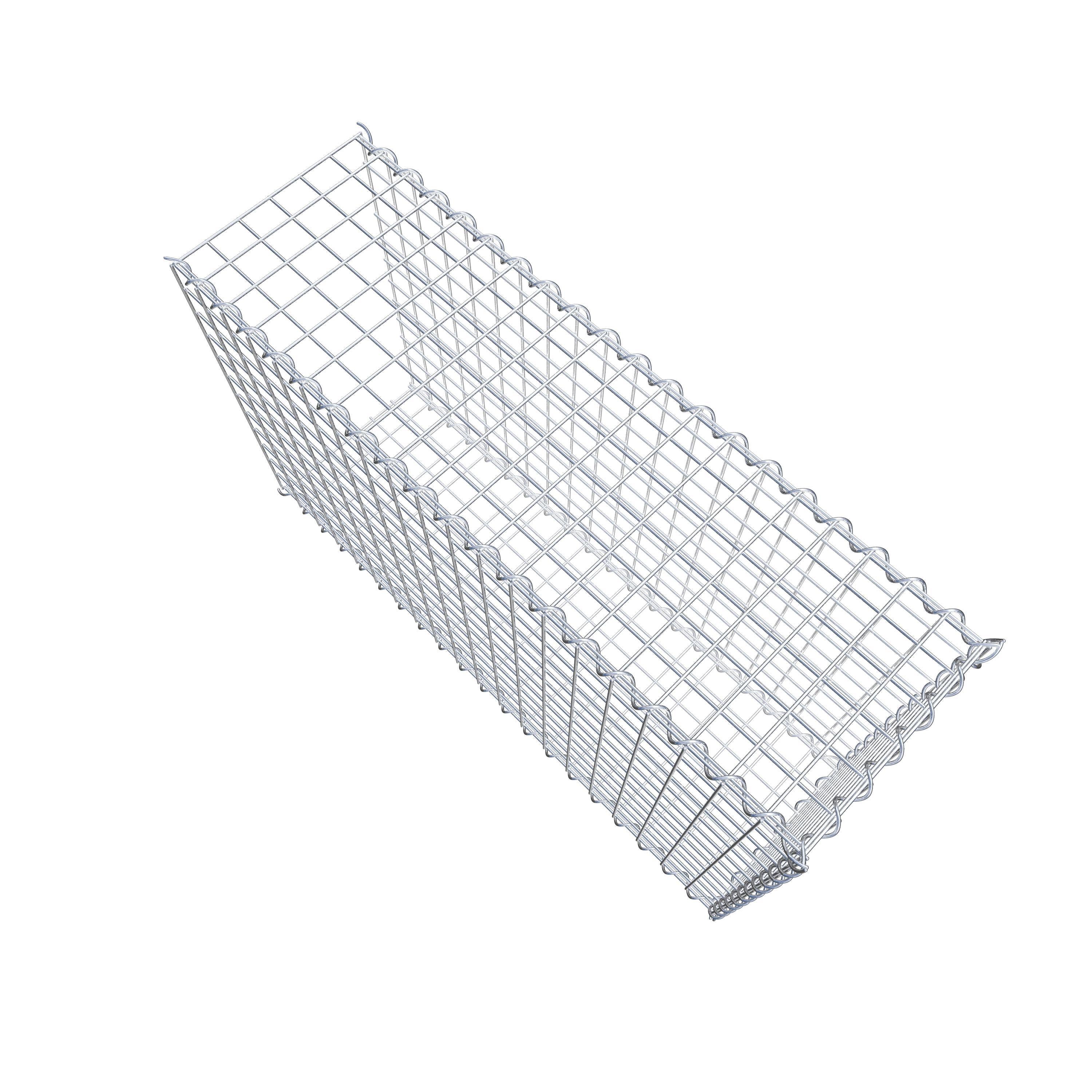 Gabion sur toile type 2 100 cm x 60 cm x 30 cm (L x H x P), maille 5 cm x 5 cm, spirale