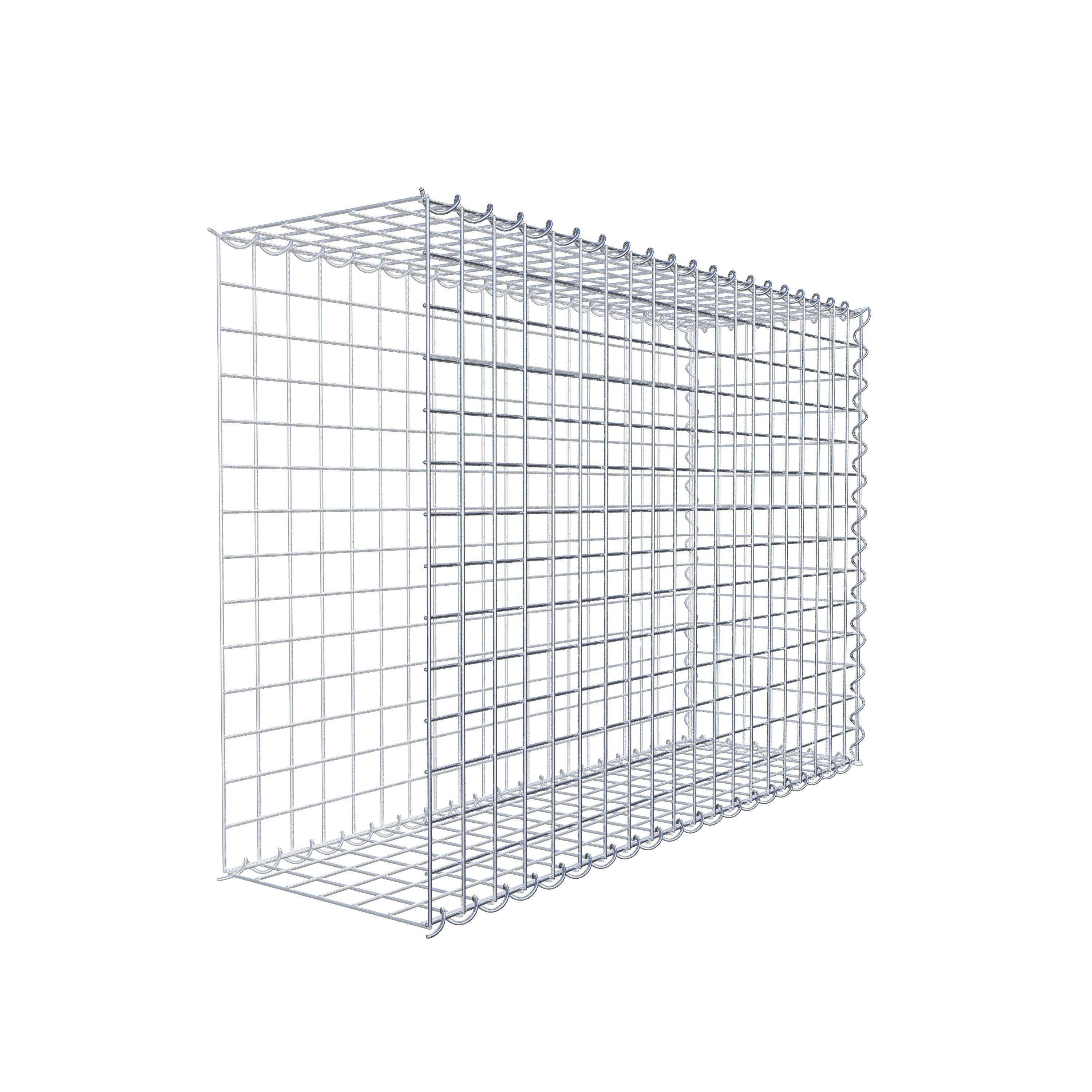 Gabion sur toile type 2 100 cm x 70 cm x 30 cm (L x H x P), maille 5 cm x 5 cm, spirale