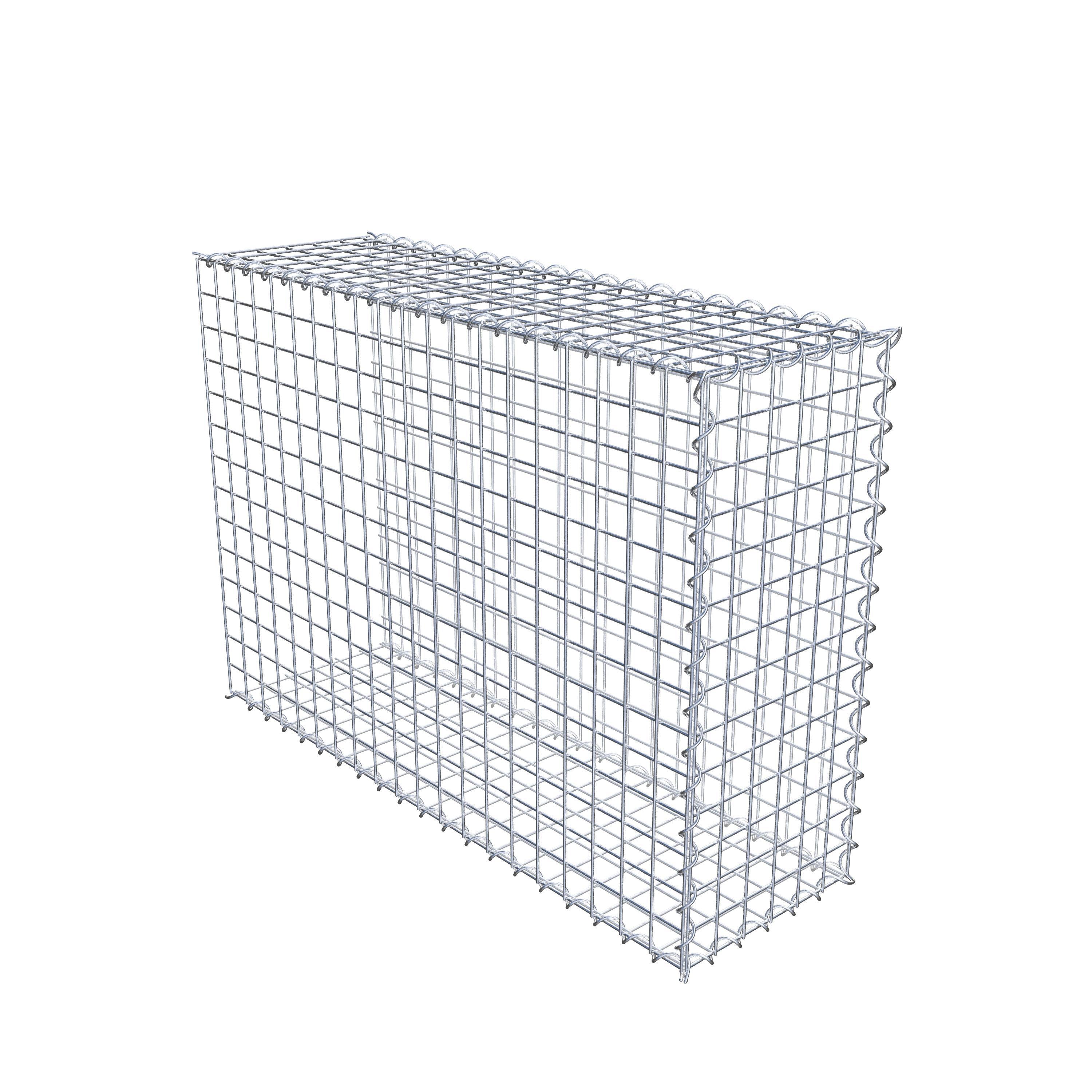 Gabion sur toile type 2 100 cm x 70 cm x 30 cm (L x H x P), maille 5 cm x 5 cm, spirale