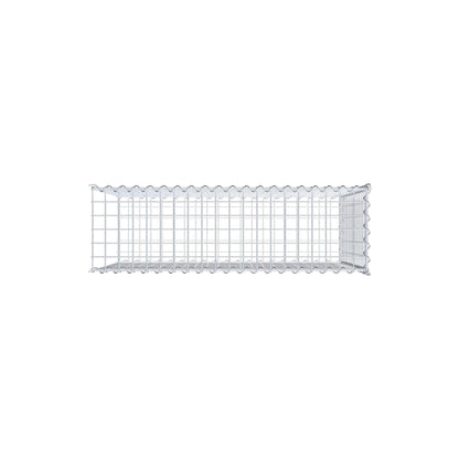 Gabion rapporté type 2 100 cm x 70 cm x 30 cm (L x H x P), mailles 5 cm x 5 cm, spirale