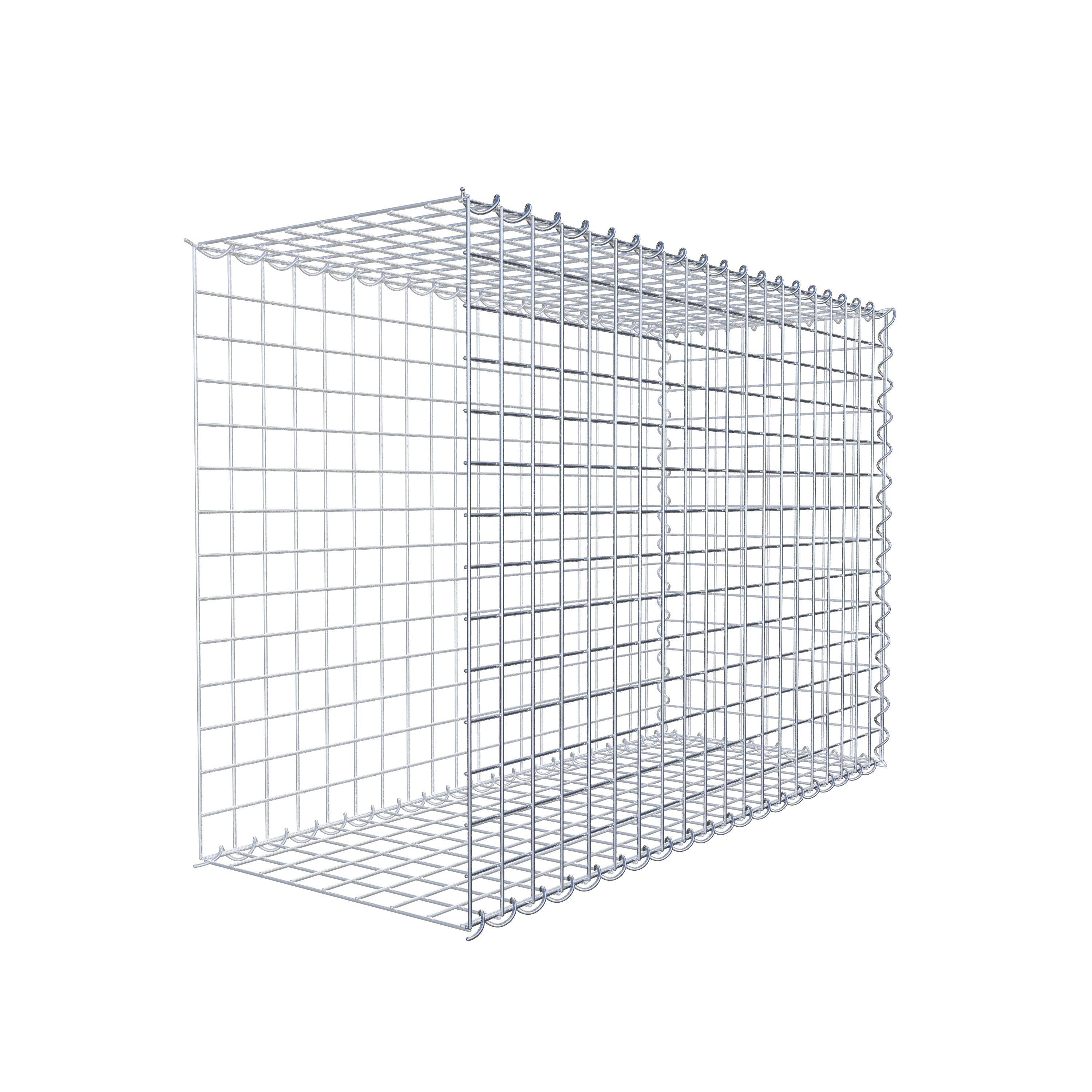 Gabion sur toile type 2 100 cm x 70 cm x 40 cm (L x H x P), maille 5 cm x 5 cm, spirale