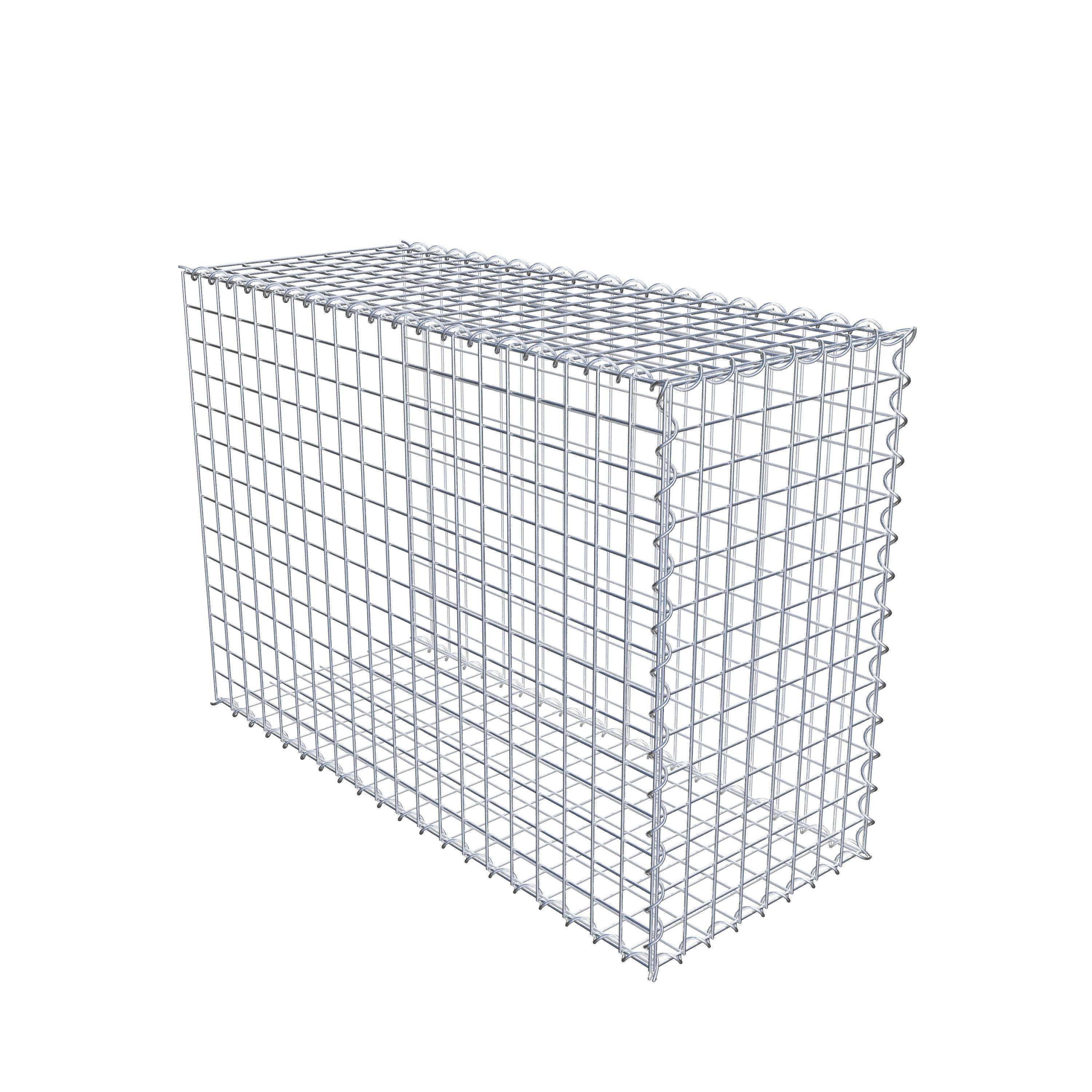 Gabion sur toile type 2 100 cm x 70 cm x 40 cm (L x H x P), maille 5 cm x 5 cm, spirale