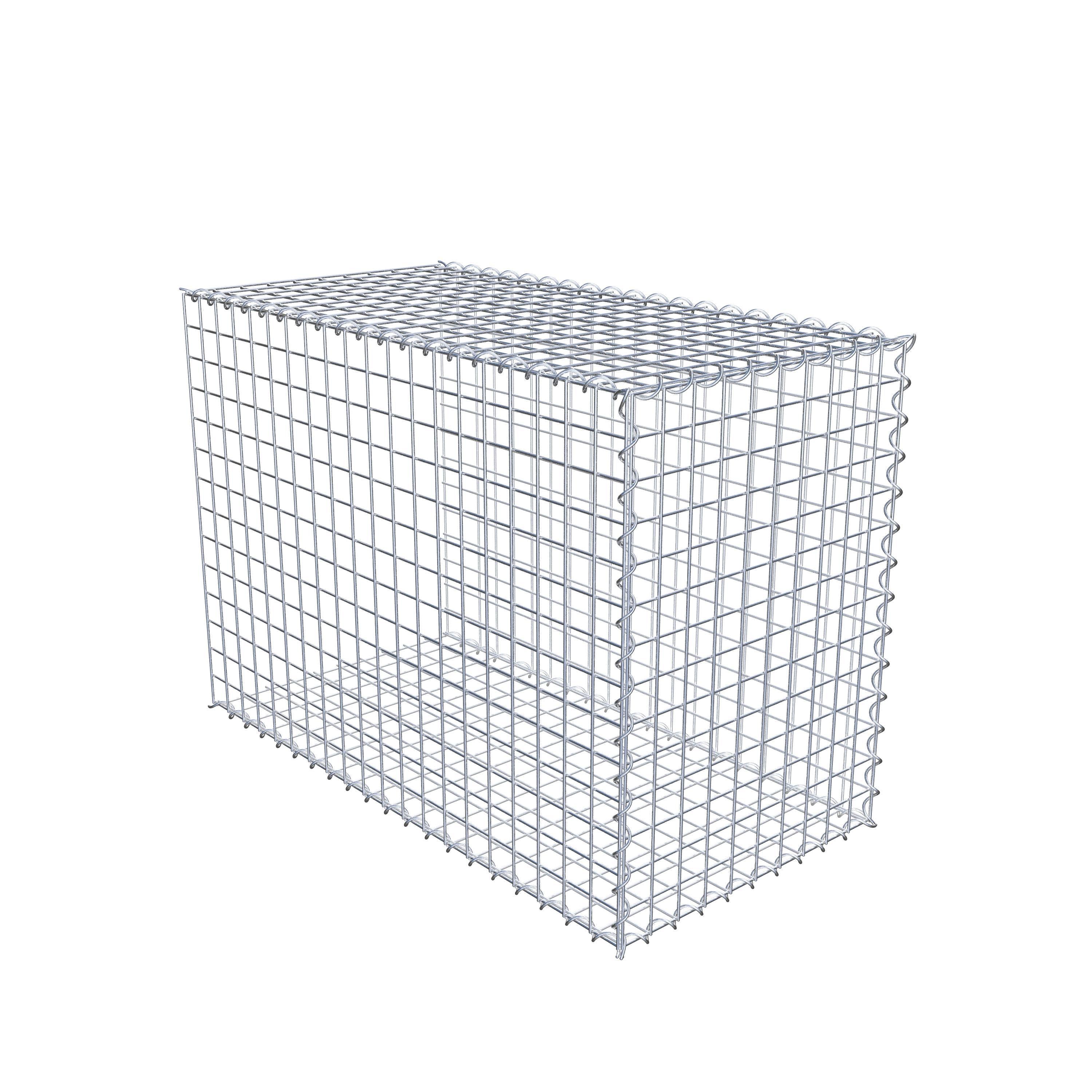 Gabion sur toile type 2 100 cm x 70 cm x 50 cm (L x H x P), maille 5 cm x 5 cm, spirale