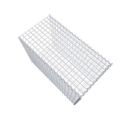 Gabion rapporté type 2 100 cm x 70 cm x 50 cm (L x H x P), mailles 5 cm x 5 cm, spirale