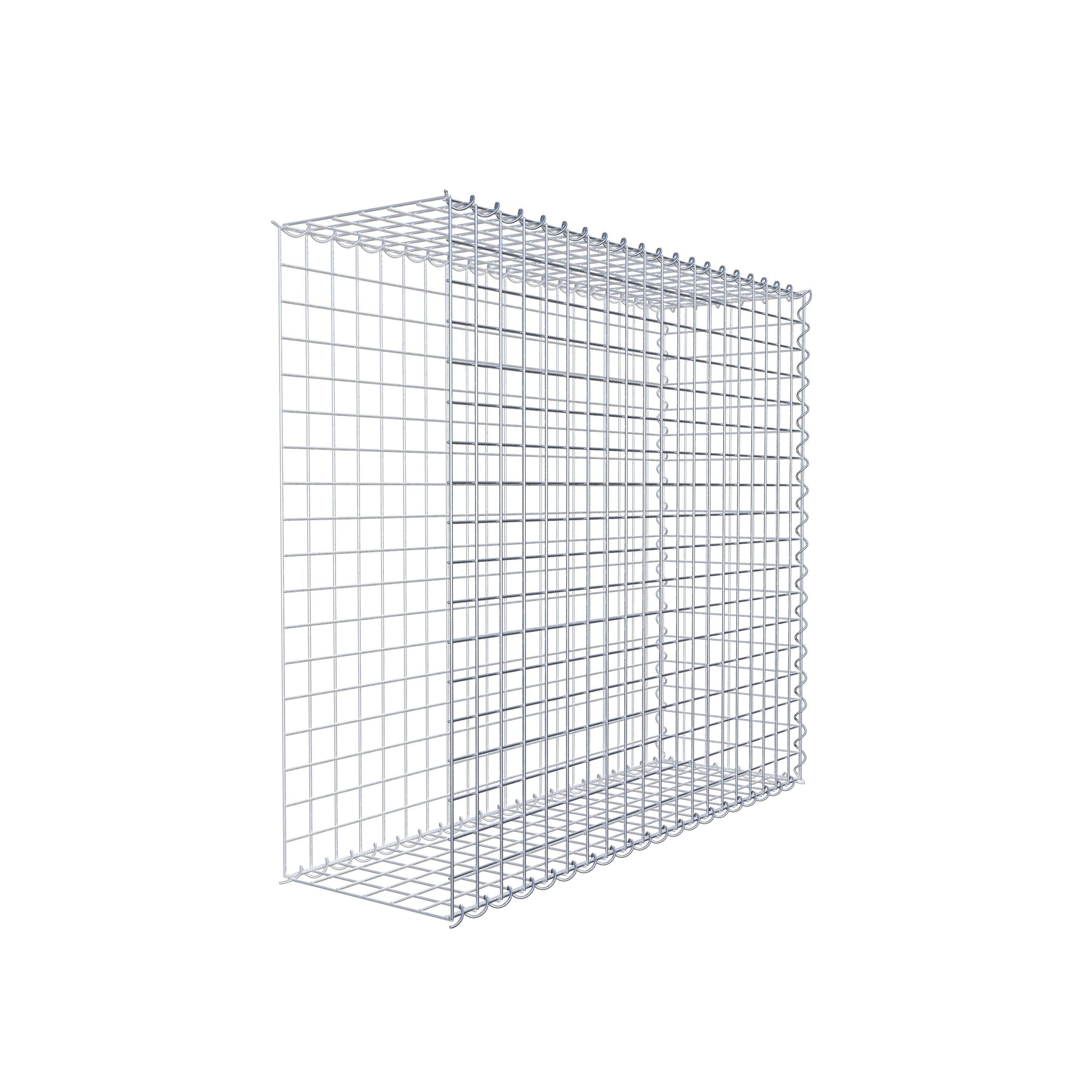 Gabion sur toile type 2 100 cm x 90 cm x 30 cm (L x H x P), maille 5 cm x 5 cm, spirale