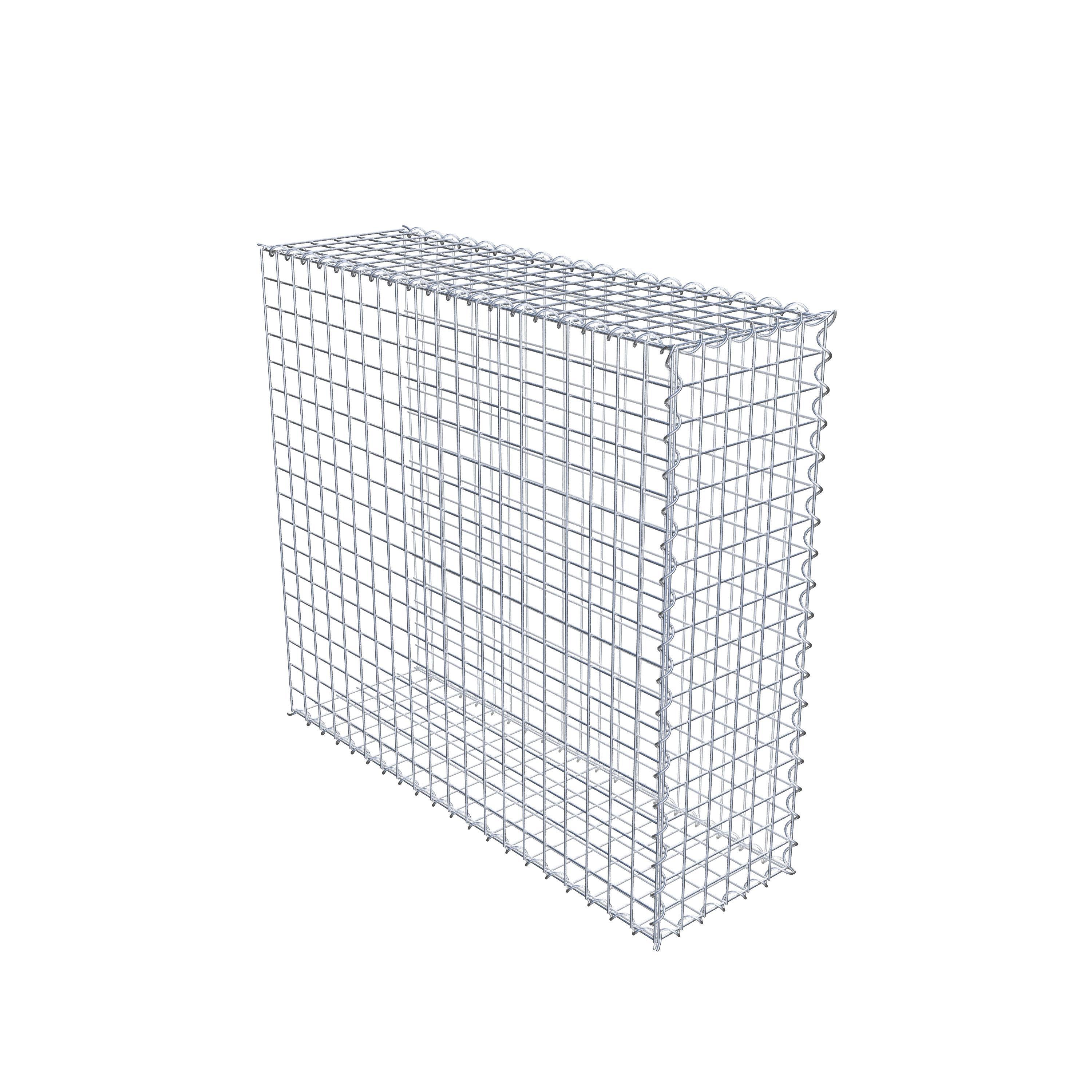 Gabion sur toile type 2 100 cm x 90 cm x 30 cm (L x H x P), maille 5 cm x 5 cm, spirale