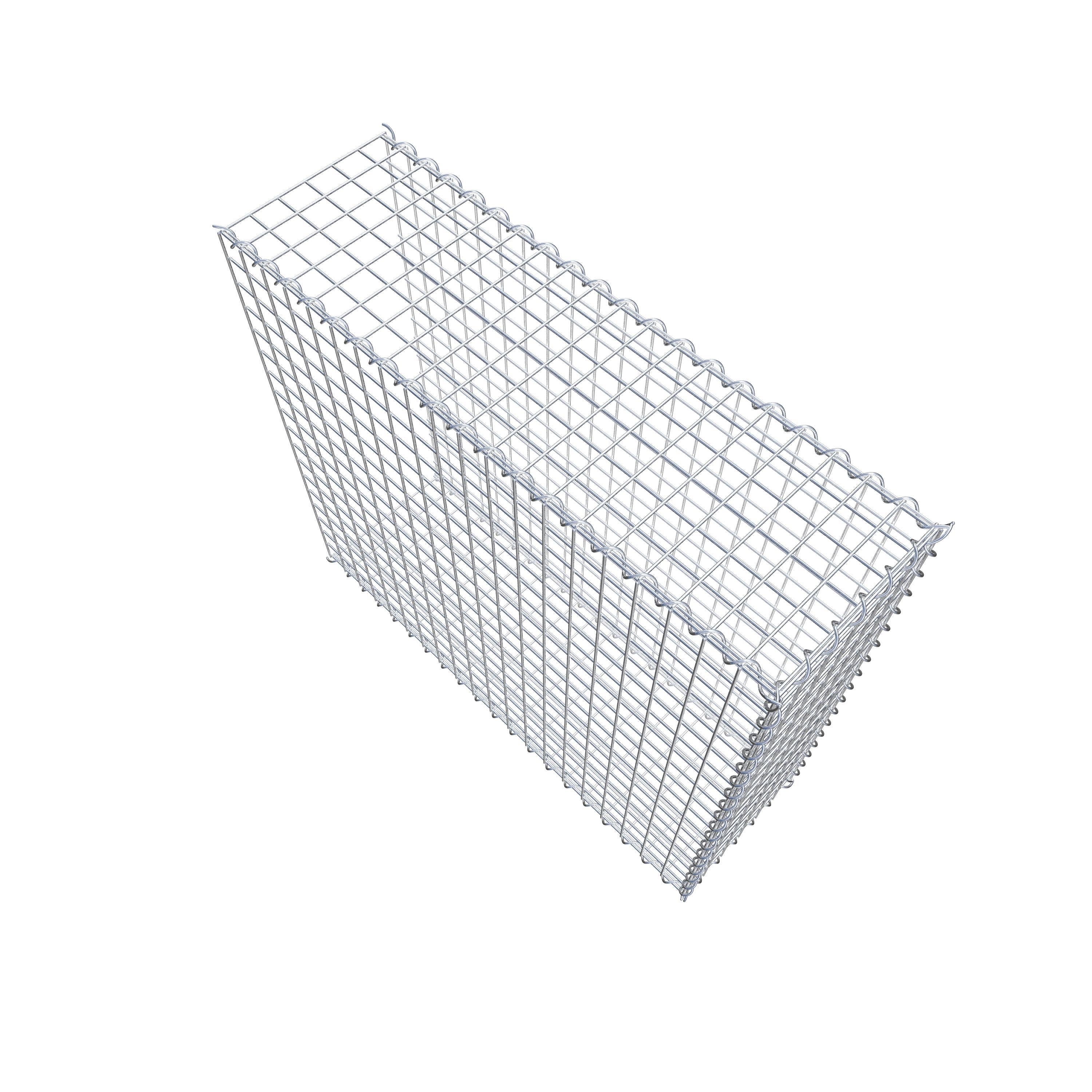 Gabion sur toile type 2 100 cm x 90 cm x 30 cm (L x H x P), maille 5 cm x 5 cm, spirale