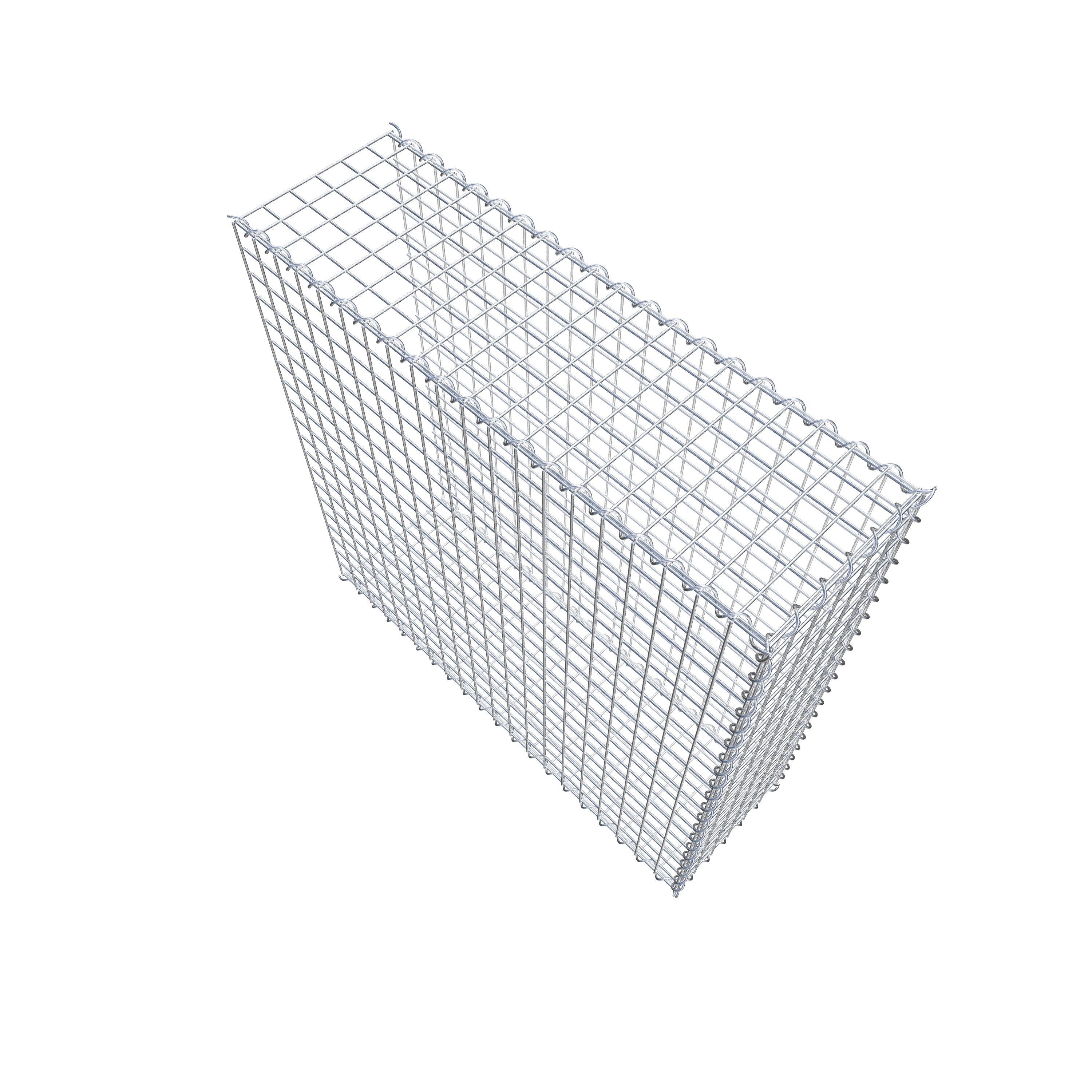 Gabion sur toile type 2 100 cm x 100 cm x 30 cm (L x H x P), maille 5 cm x 5 cm, spirale