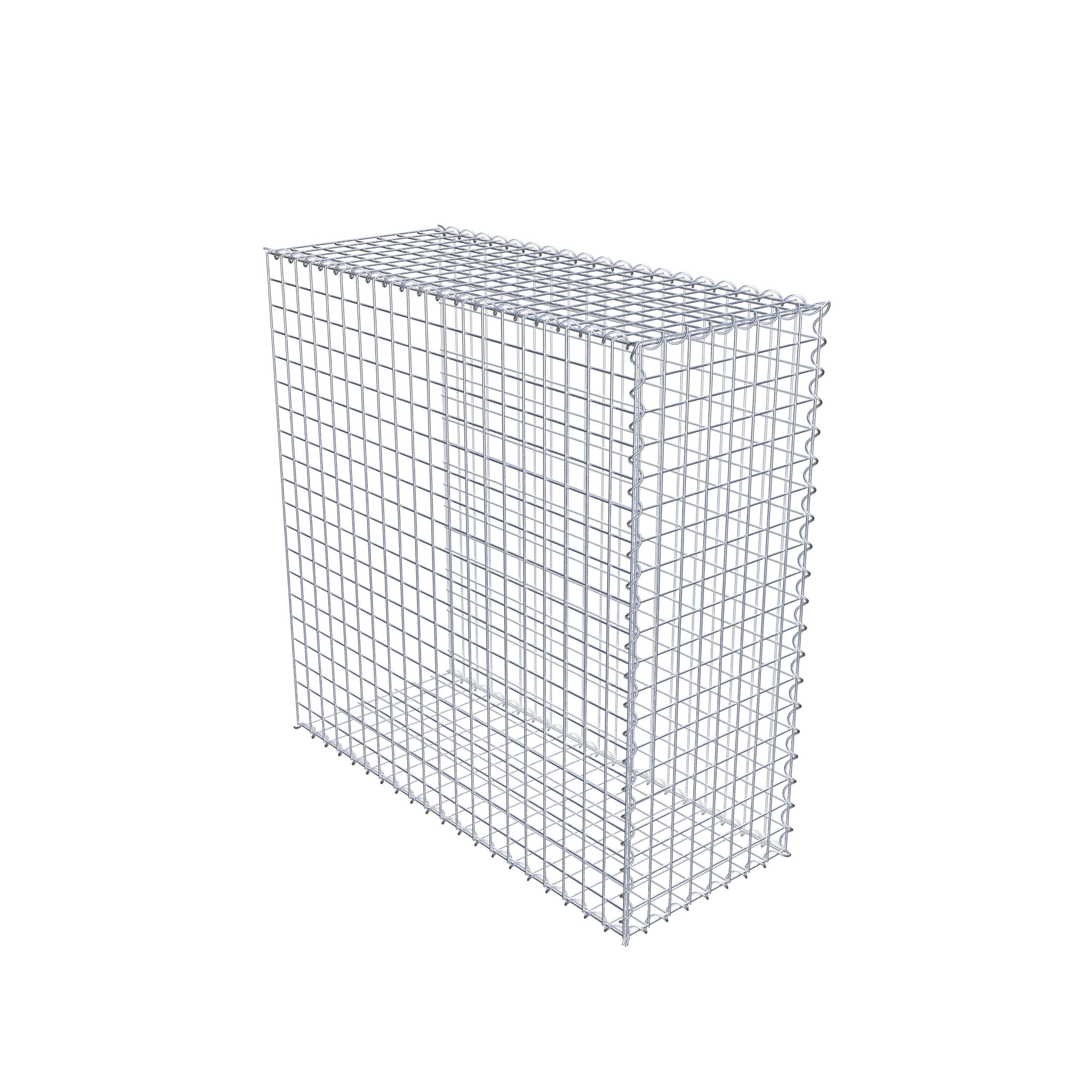 Gabion sur toile type 2 100 cm x 100 cm x 40 cm (L x H x P), maille 5 cm x 5 cm, spirale