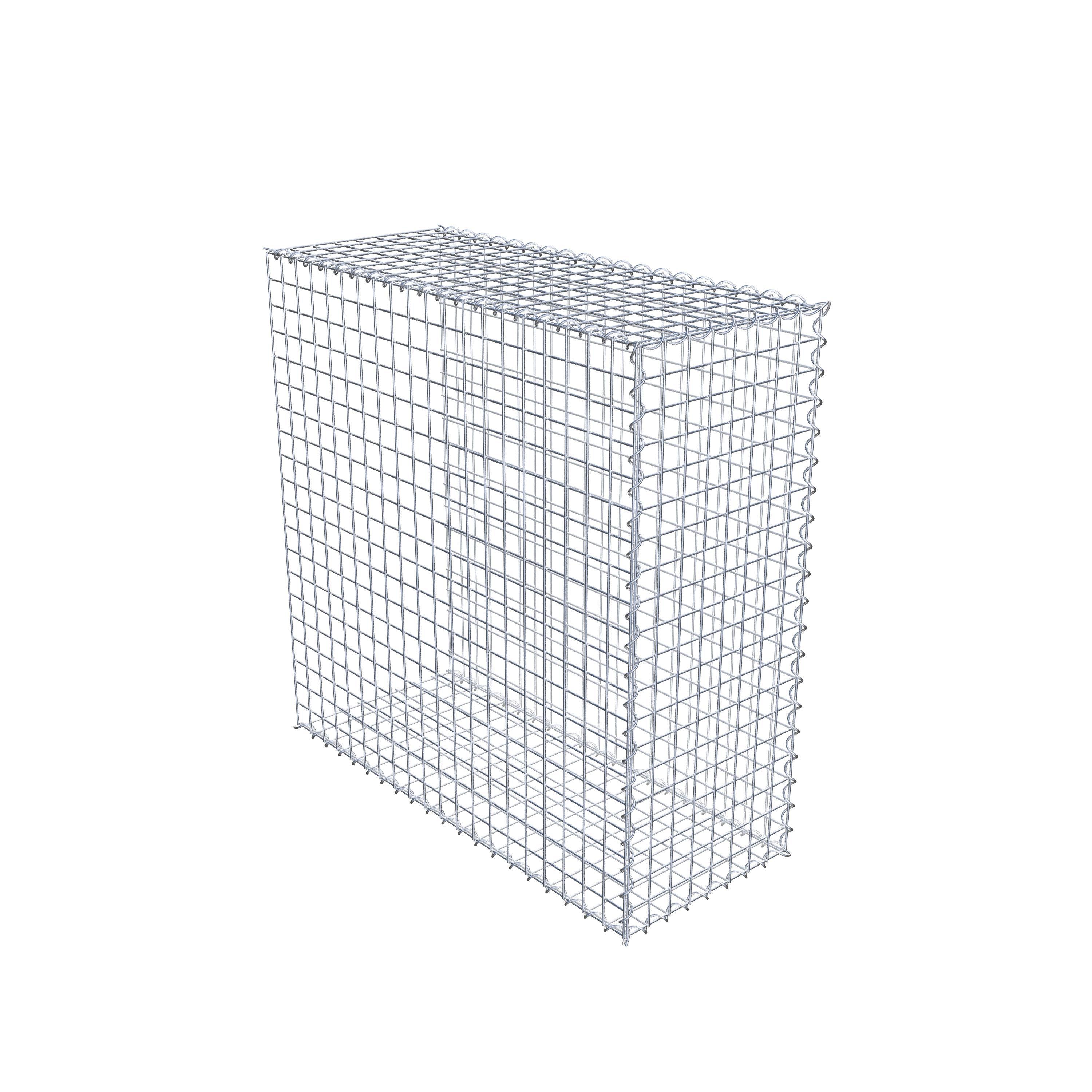 Gavión complementario tipo 2 100 cm x 100 cm x 40 cm (L x A x P), malla 5 cm x 5 cm, espiral