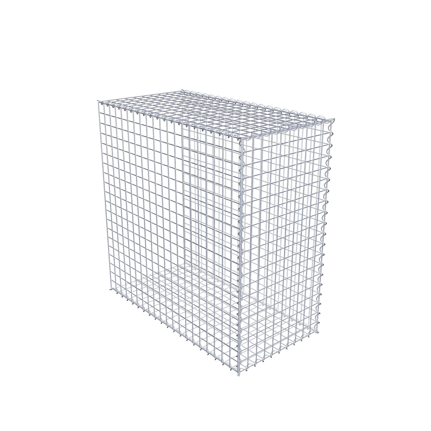 Grown-on gabion type 2 100 cm x 100 cm x 50 cm (L x H x D), mesh size 5 cm x 5 cm, spiral