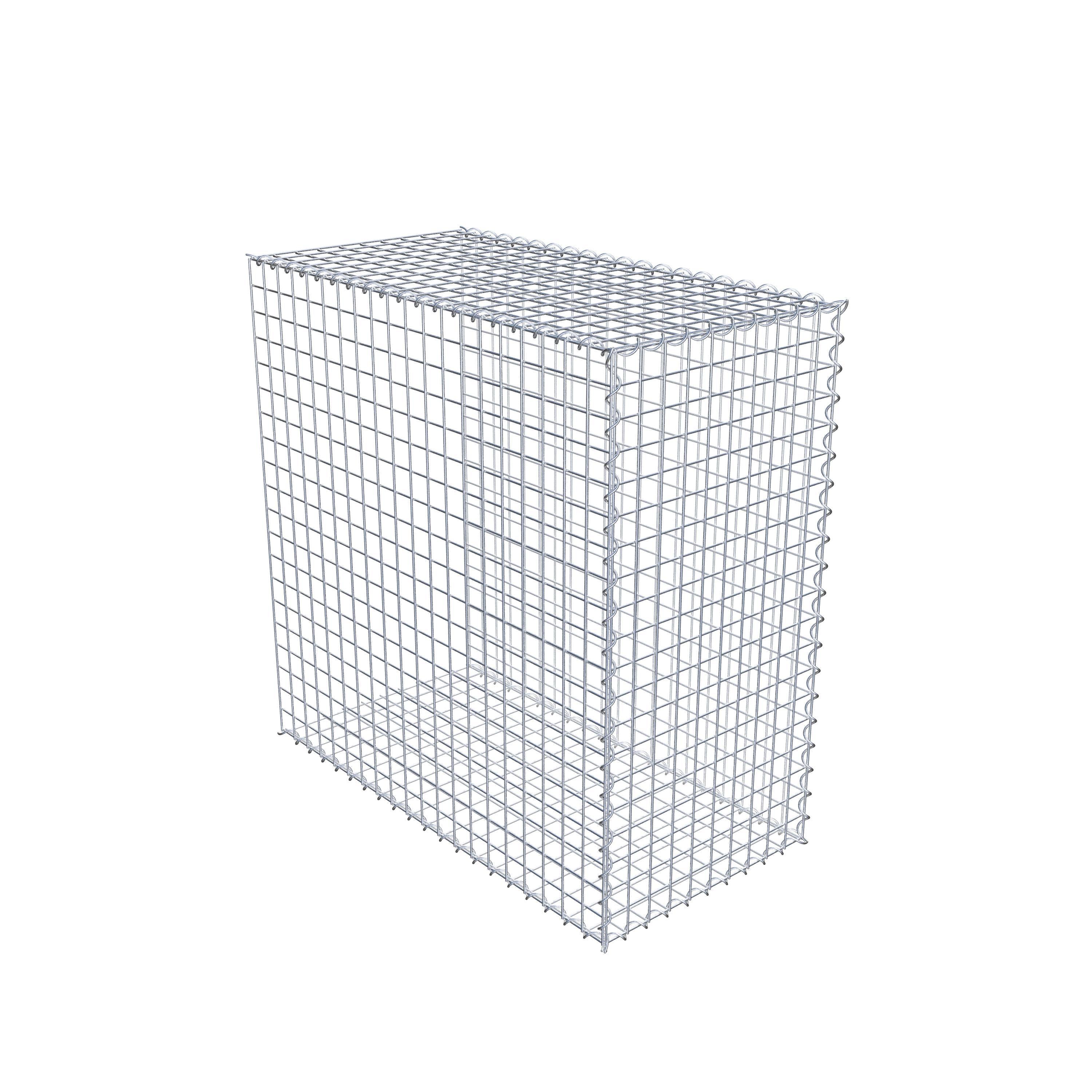 Gabion sur toile type 2 100 cm x 100 cm x 50 cm (L x H x P), maille 5 cm x 5 cm, spirale