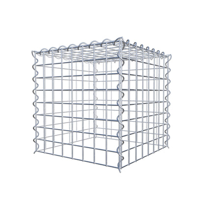 Gabion rapporté type 3 40 cm x 40 cm x 40 cm (L x H x P), mailles 5 cm x 5 cm, spirale