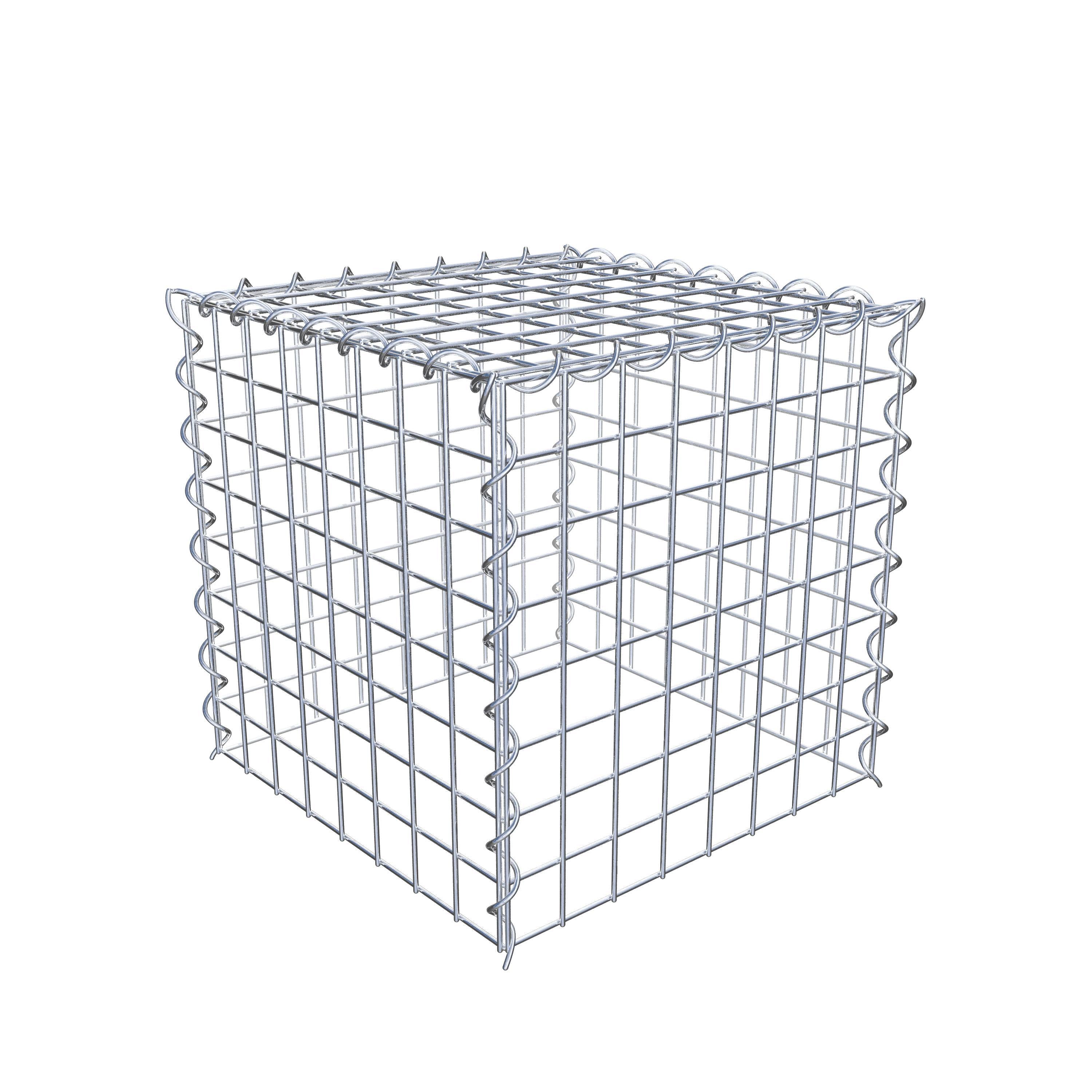 Gabion sur toile type 3 40 cm x 40 cm x 40 cm (L x H x P), maille 5 cm x 5 cm, spirale