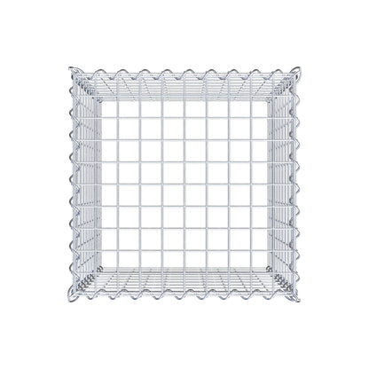 Opvokset gabion type 3 50 cm x 50 cm x 50 cm (L x H x D), maskestørrelse 5 cm x 5 cm, spiral