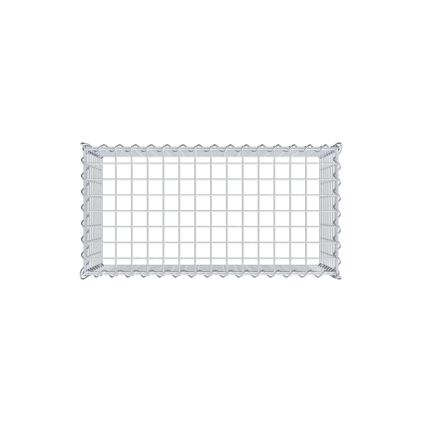 Grown-on gabion type 3 80 cm x 40 cm x 40 cm (L x H x D), mesh size 5 cm x 5 cm, spiral