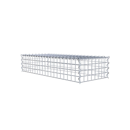 Grown-on gabion type 3 100 cm x 20 cm x 40 cm (L x H x D), mesh size 5 cm x 5 cm, spiral