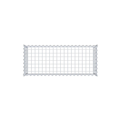 Grown-on gabion type 3 100 cm x 30 cm x 40 cm (L x H x D), mesh size 5 cm x 5 cm, spiral