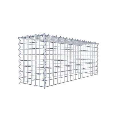 Extra gabion typ 3 100 cm x 40 cm x 30 cm (L x H x D), maskstorlek 5 cm x 5 cm, spiral