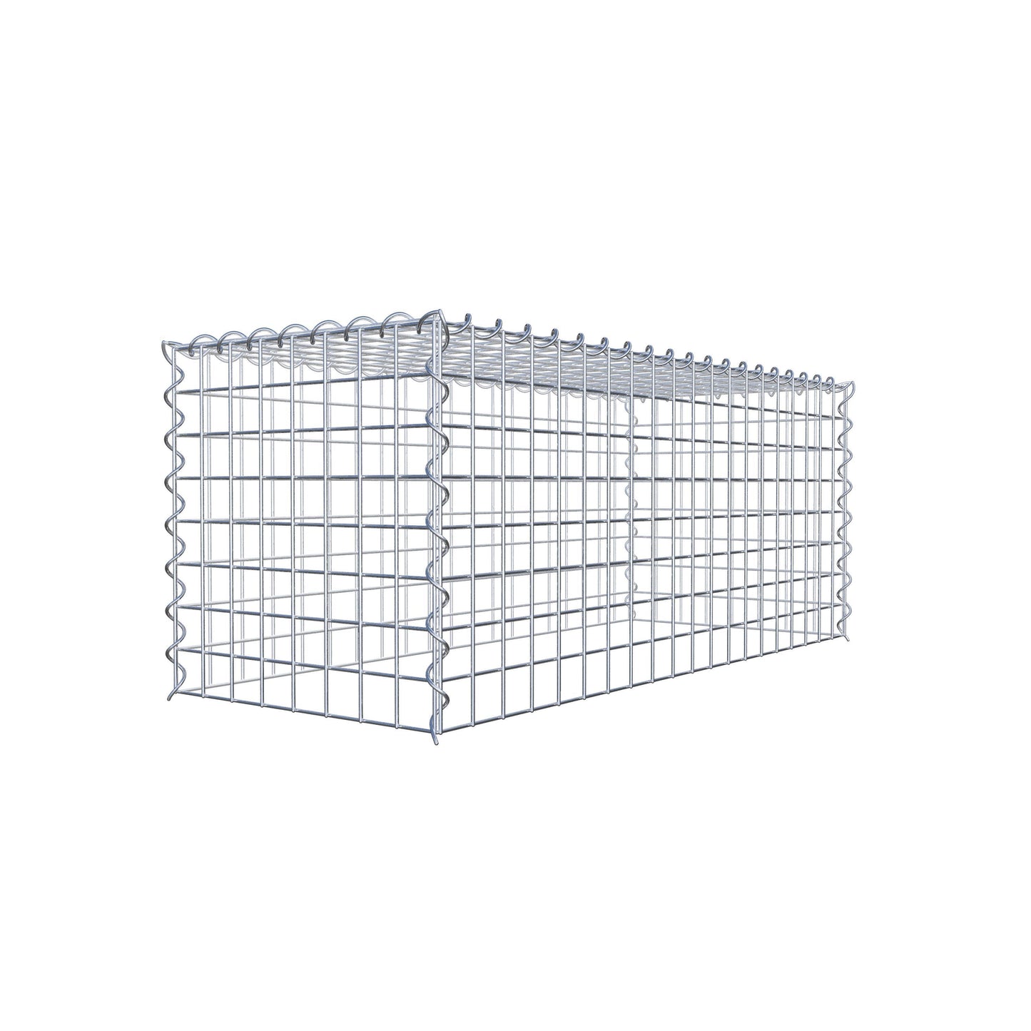 Extra gabion typ 3 100 cm x 40 cm x 40 cm (L x H x D), maskstorlek 5 cm x 5 cm, spiral