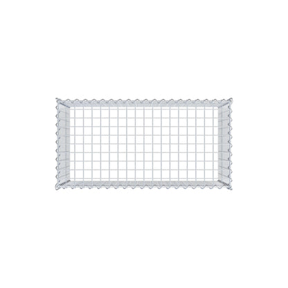 Gabbione aggiuntivo tipo 3 100 cm x 50 cm x 50 cm (L x A x P), dimensione maglia 5 cm x 5 cm, a spirale