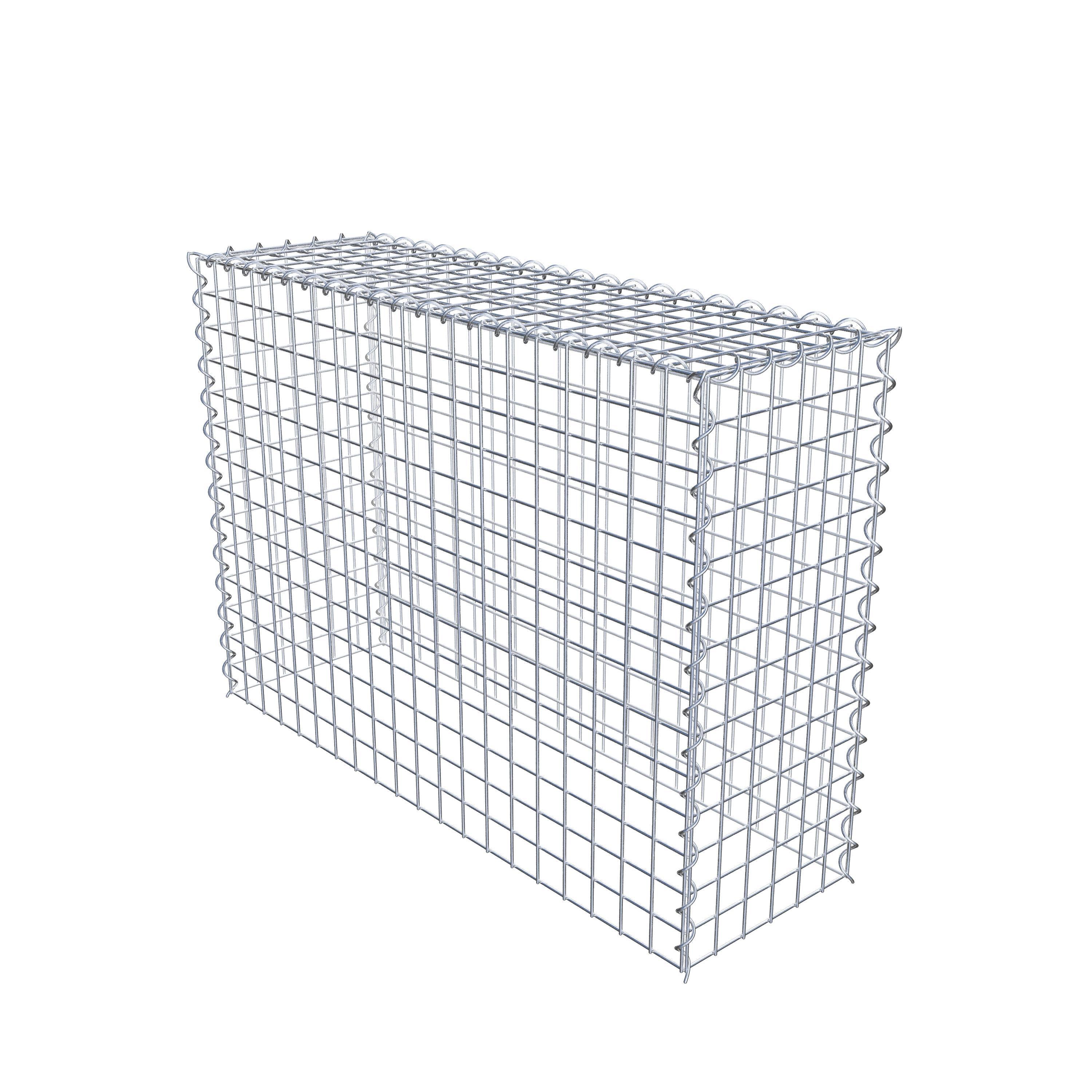 Gabion sur toile type 3 100 cm x 70 cm x 30 cm (L x H x P), maille 5 cm x 5 cm, spirale