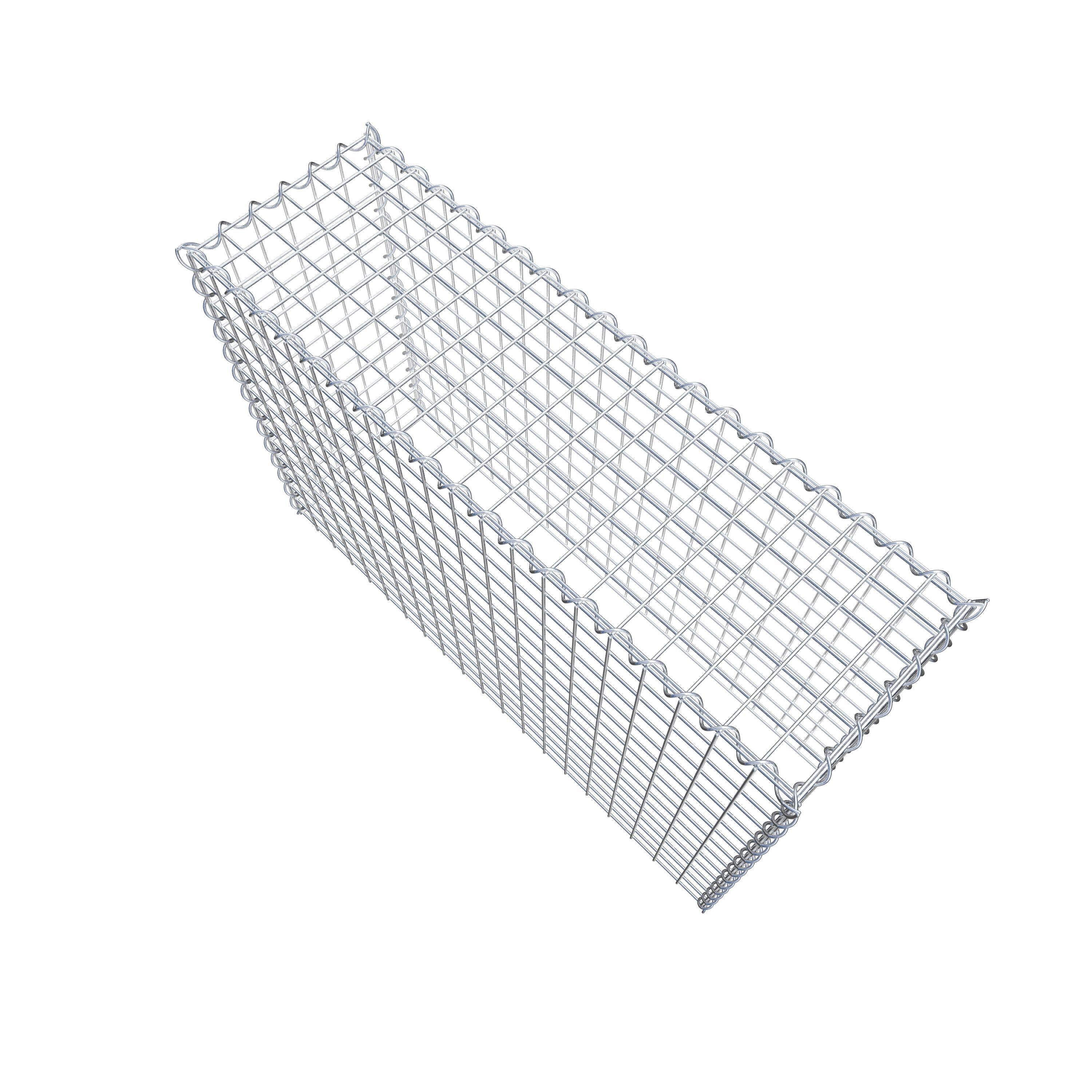 Gabion sur toile type 3 100 cm x 70 cm x 30 cm (L x H x P), maille 5 cm x 5 cm, spirale