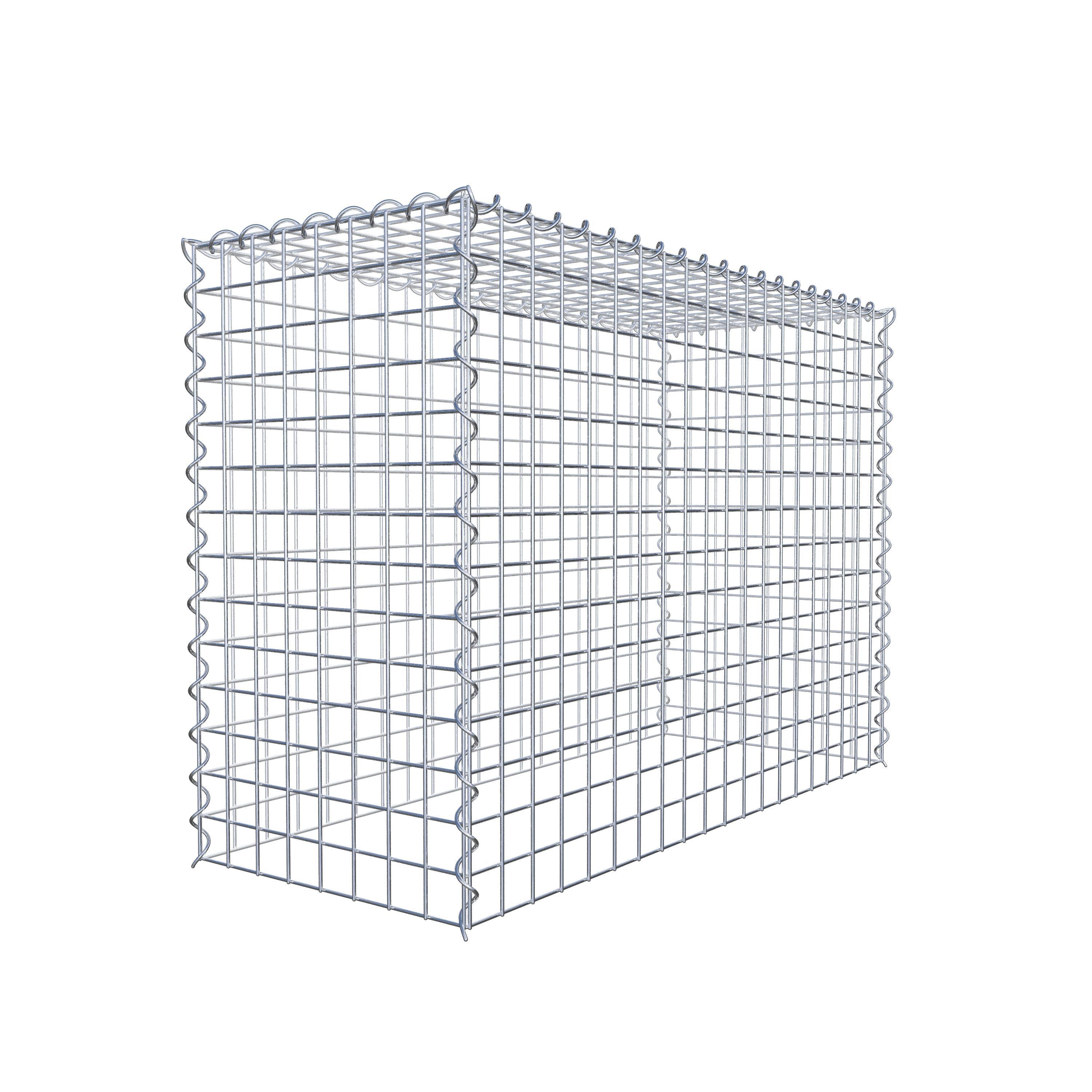 Gabion sur toile type 3 100 cm x 70 cm x 40 cm (L x H x P), maille 5 cm x 5 cm, spirale