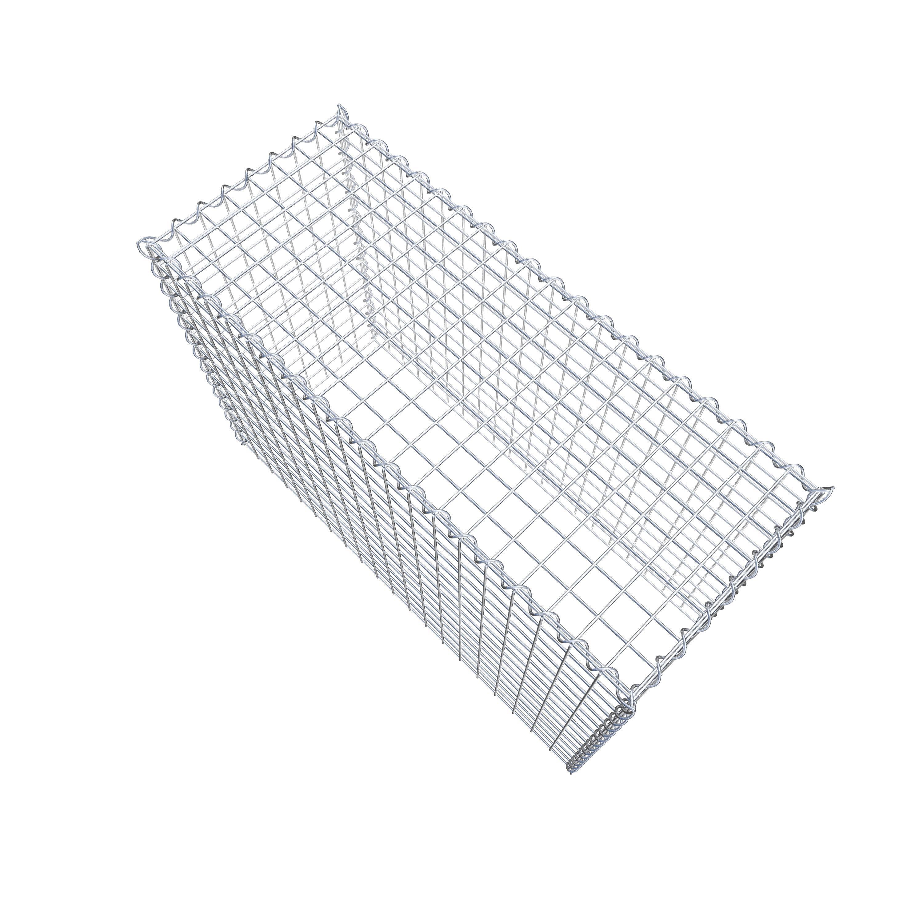 Gabion sur toile type 3 100 cm x 70 cm x 40 cm (L x H x P), maille 5 cm x 5 cm, spirale