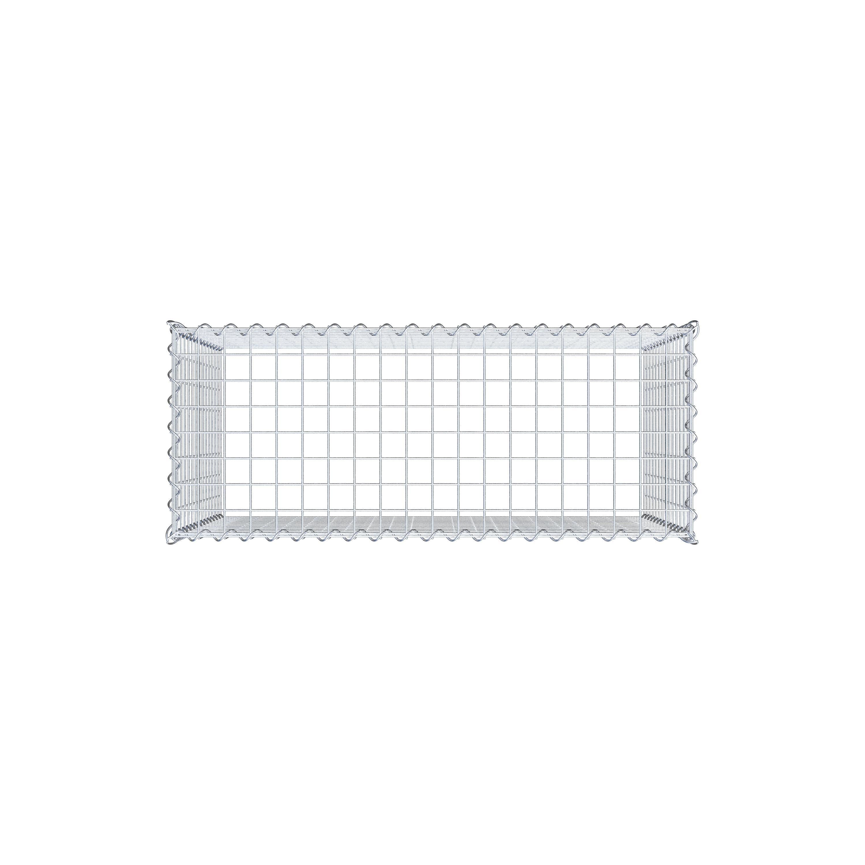 Gabion sur toile type 3 100 cm x 70 cm x 40 cm (L x H x P), maille 5 cm x 5 cm, spirale