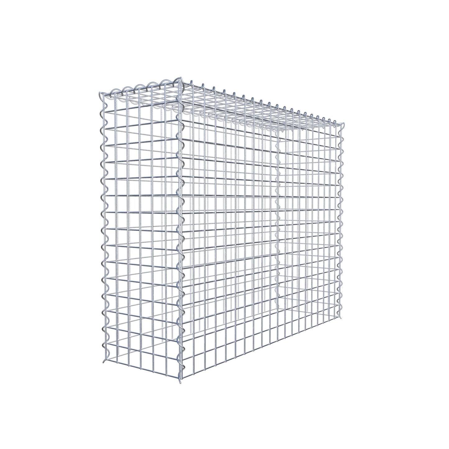 Gabion rapporté type 3 100 cm x 80 cm x 30 cm (L x H x P), mailles 5 cm x 5 cm, spirale