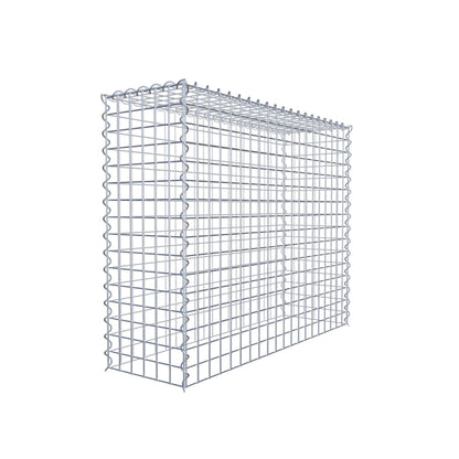 Gabion rapporté type 3 100 cm x 80 cm x 30 cm (L x H x P), mailles 5 cm x 5 cm, spirale