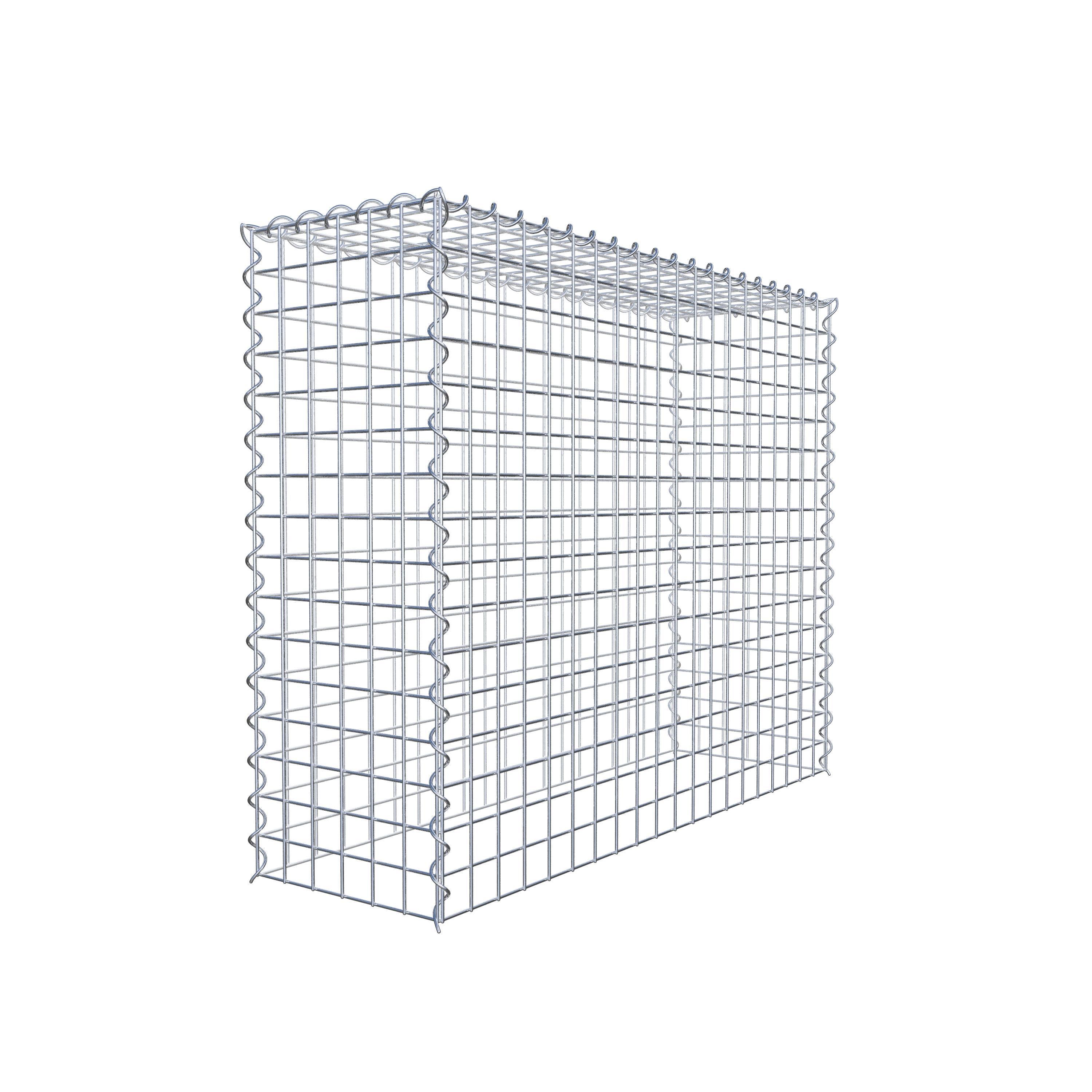 Gabion sur toile type 3 100 cm x 80 cm x 30 cm (L x H x P), maille 5 cm x 5 cm, spirale