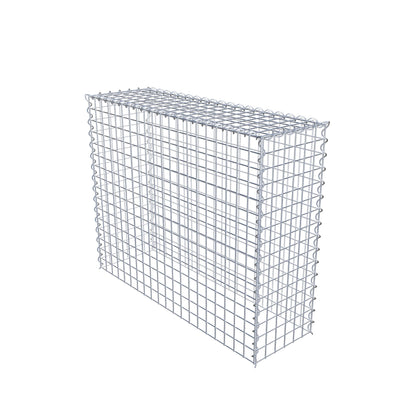 Gabion rapporté type 3 100 cm x 80 cm x 30 cm (L x H x P), mailles 5 cm x 5 cm, spirale