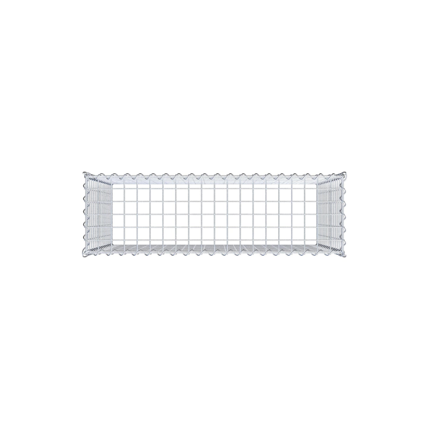 Gabion rapporté type 3 100 cm x 80 cm x 30 cm (L x H x P), mailles 5 cm x 5 cm, spirale