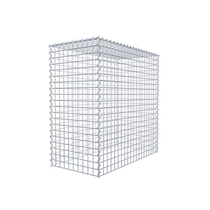 Gabion rapporté type 3 100 cm x 100 cm x 50 cm (L x H x P), mailles 5 cm x 5 cm, spirale