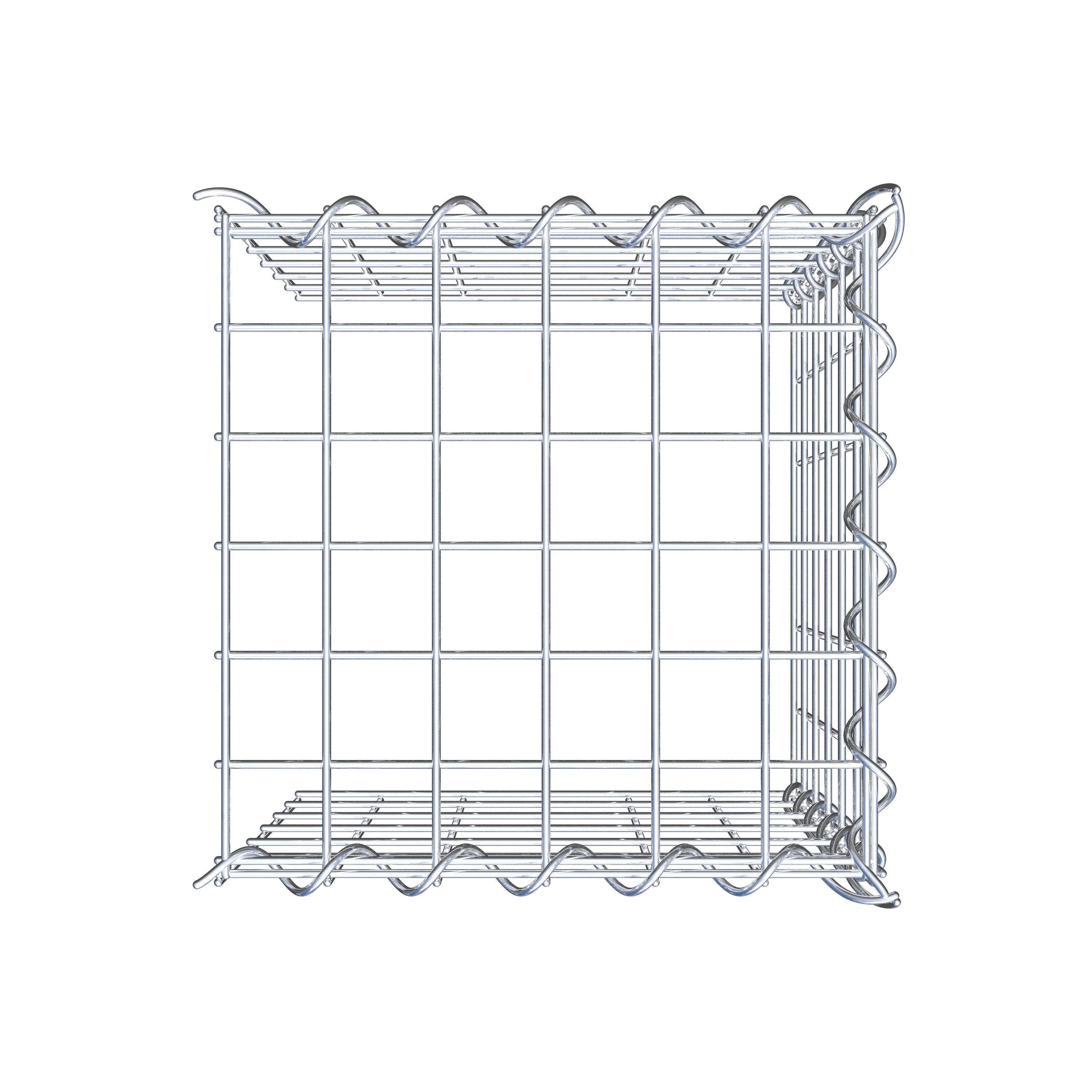 Gabion sur toile type 4 30 cm x 30 cm x 30 cm (L x H x P), maille 5 cm x 5 cm, spirale