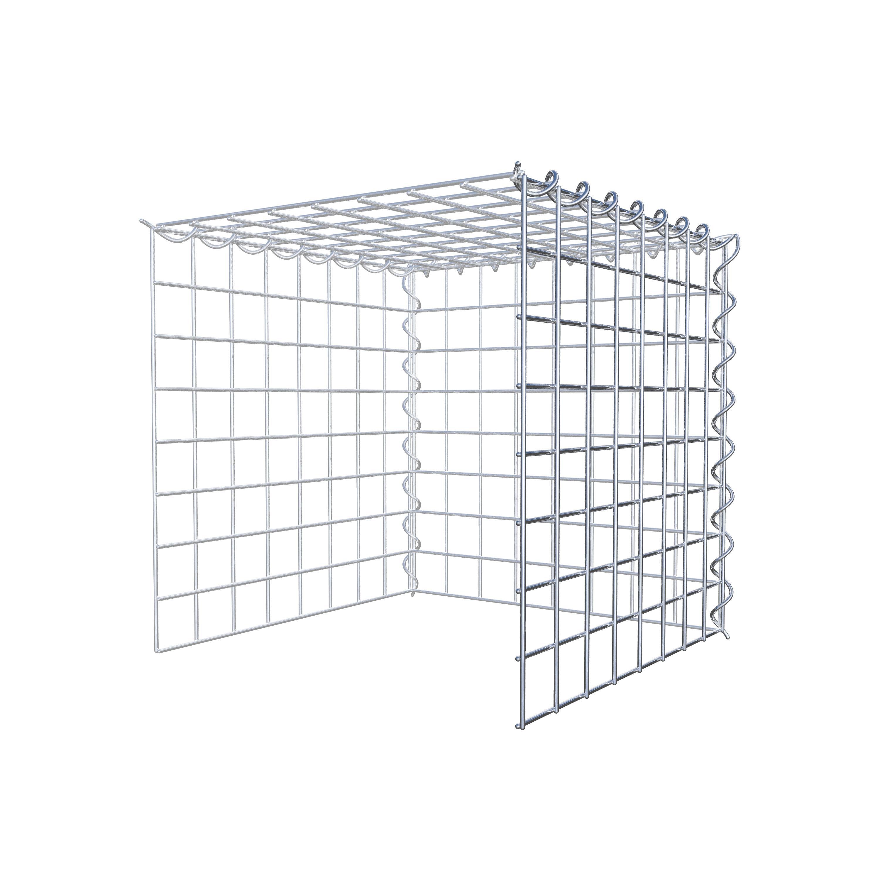 Gabion sur toile type 4 40 cm x 40 cm x 40 cm (L x H x P), maille 5 cm x 5 cm, spirale