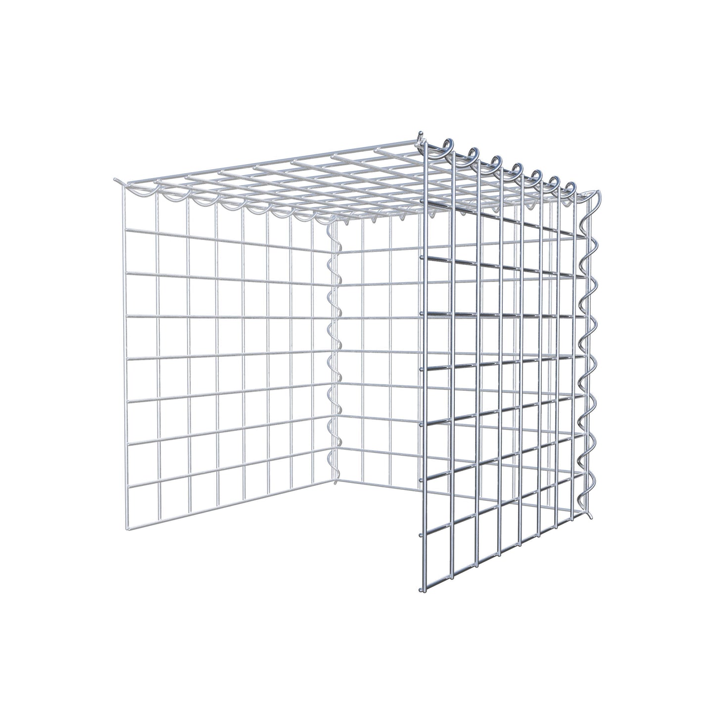 Fourche rapportée type 4 40 cm x 40 cm x 40 cm (L x H x P), mailles 5 cm x 5 cm, spirale