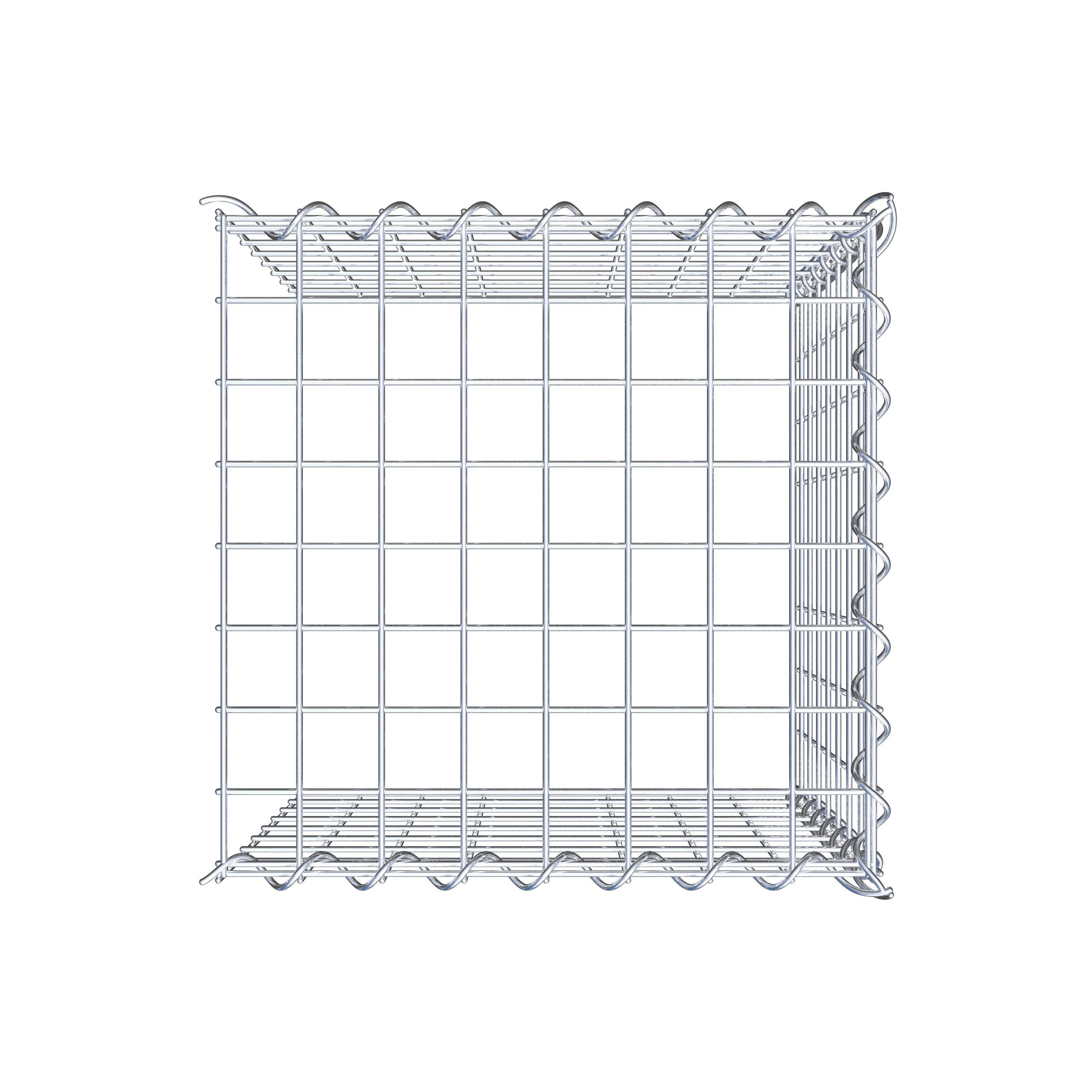 Gabion sur toile type 4 40 cm x 40 cm x 40 cm (L x H x P), maille 5 cm x 5 cm, spirale