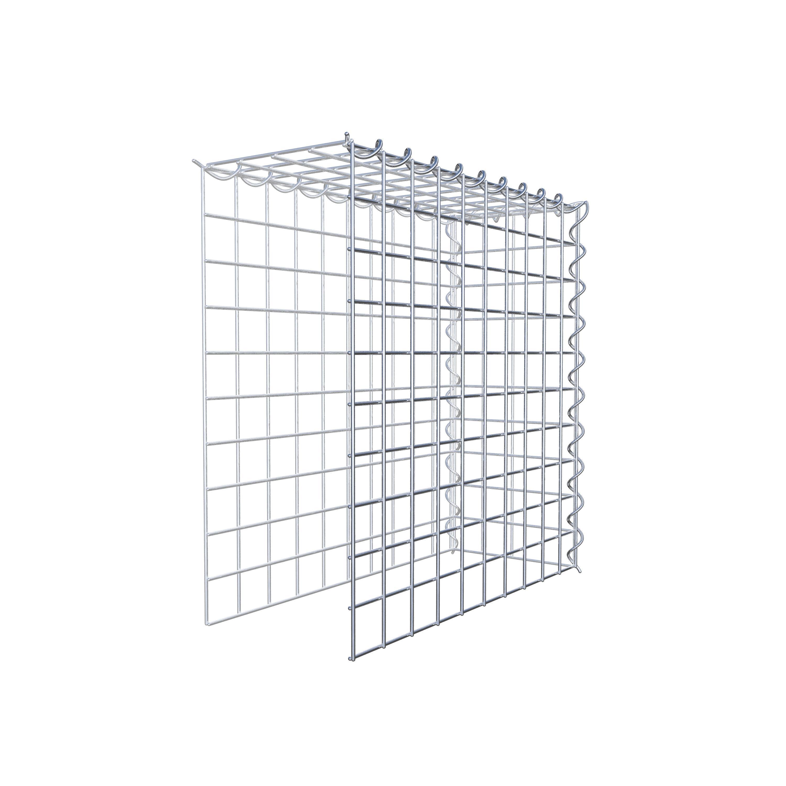 Gabion sur toile type 4 50 cm x 50 cm x 20 cm (L x H x P), maille 5 cm x 5 cm, spirale